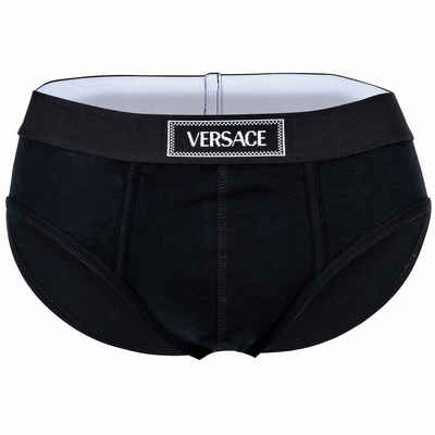 Versace Slip Herren Slip - CANETE, Stretch Cotton, Logo