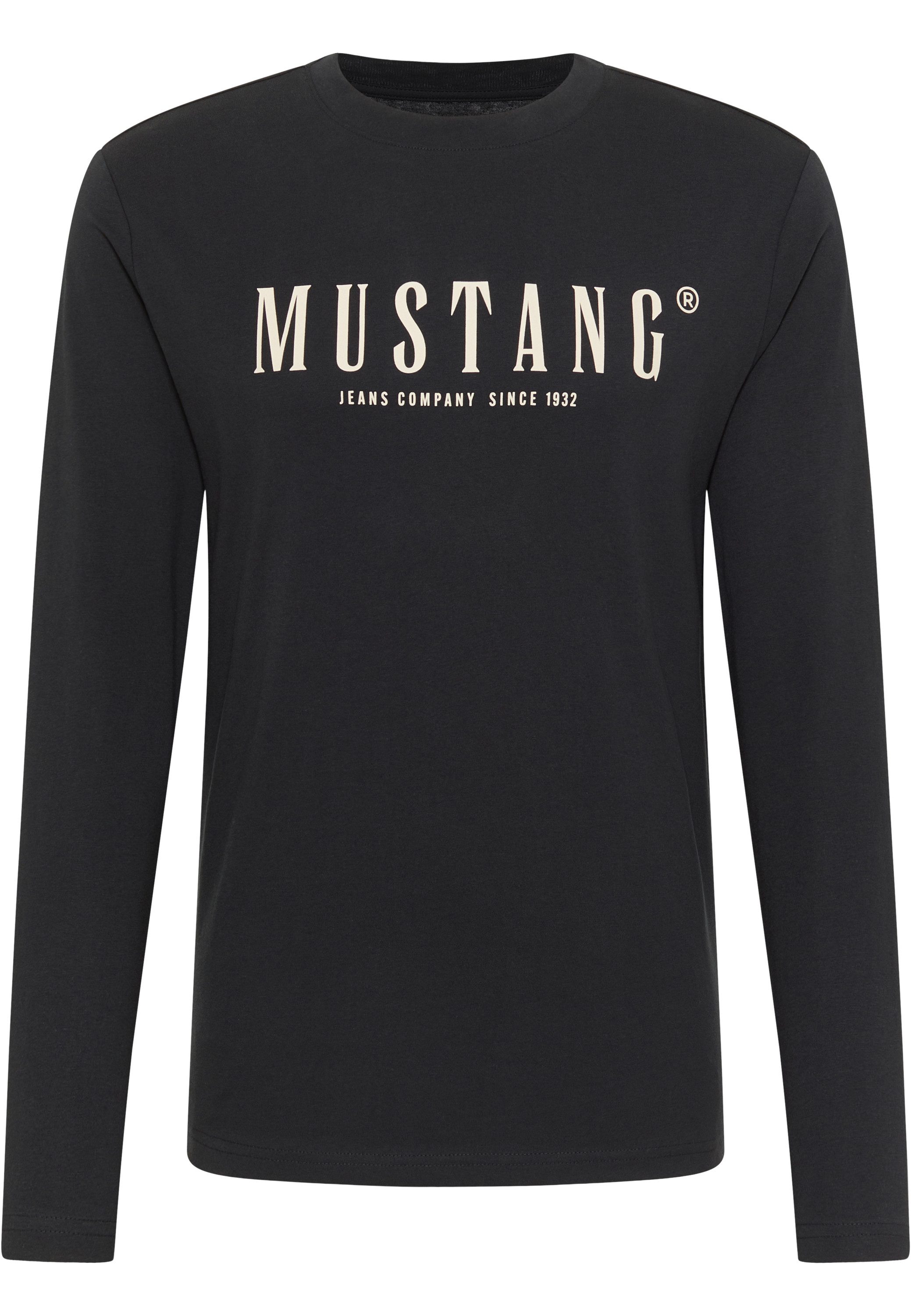 MUSTANG Langarmshirt Herren Style Asheville günstig online kaufen