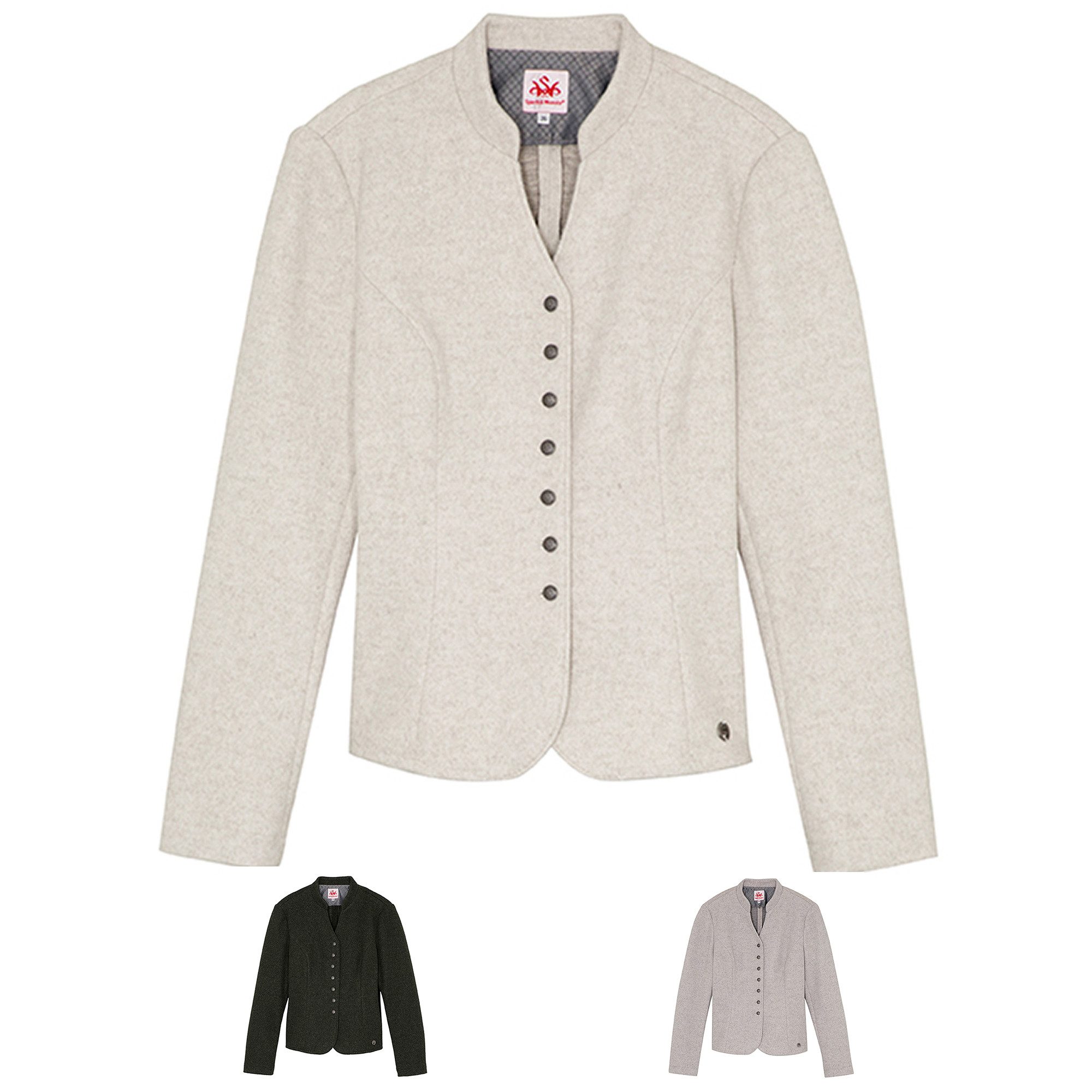 Trachtenstrickjacke Distanz- Strickjacke