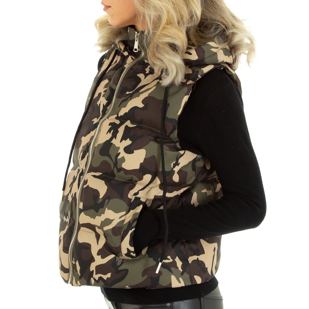 Ital-Design Longweste Damen Freizeit (78473304) Kapuze günstig online kaufen