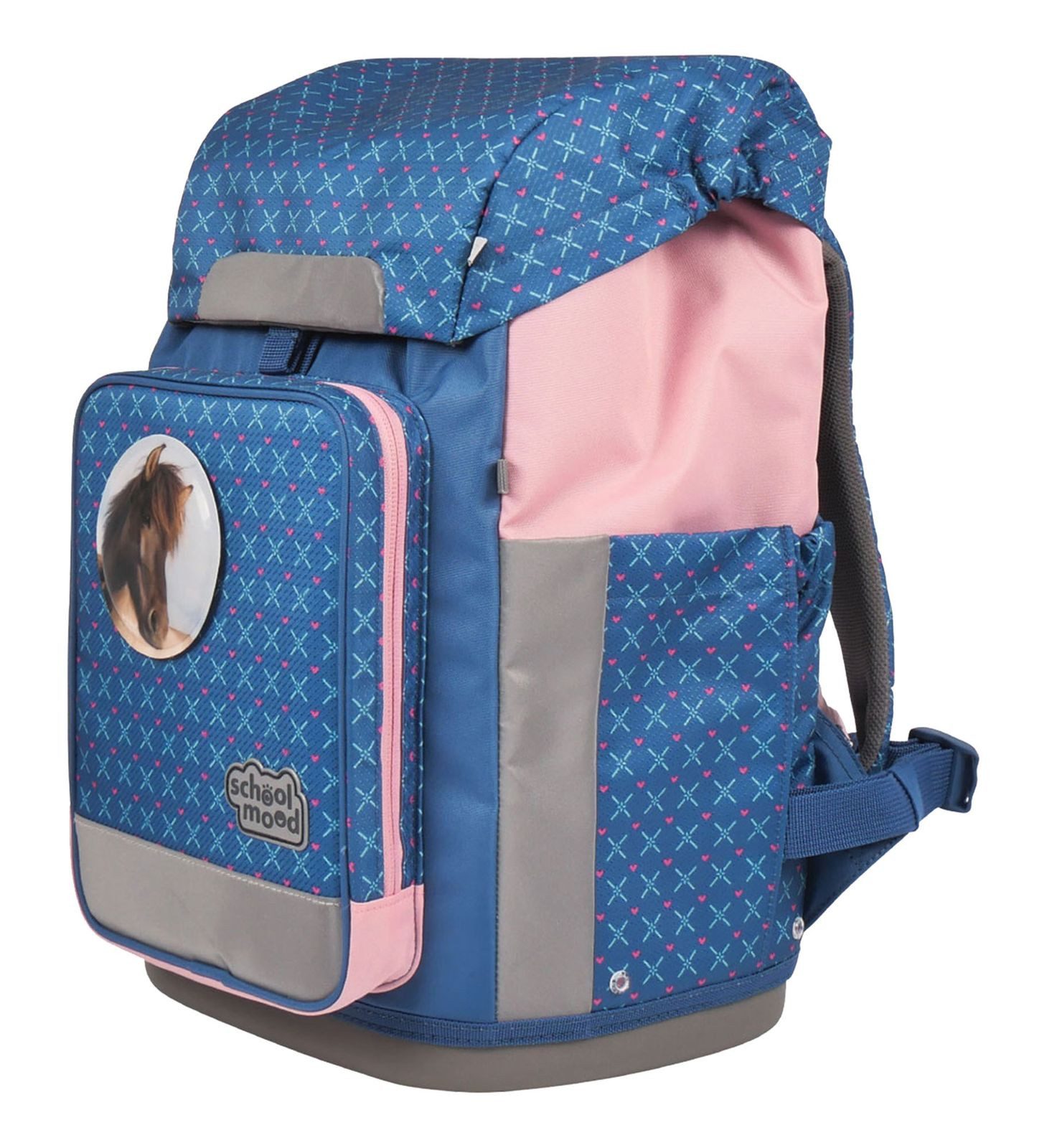 SCHOOL-MOOD® Schulranzen Rebel (Set, 7-tlg)