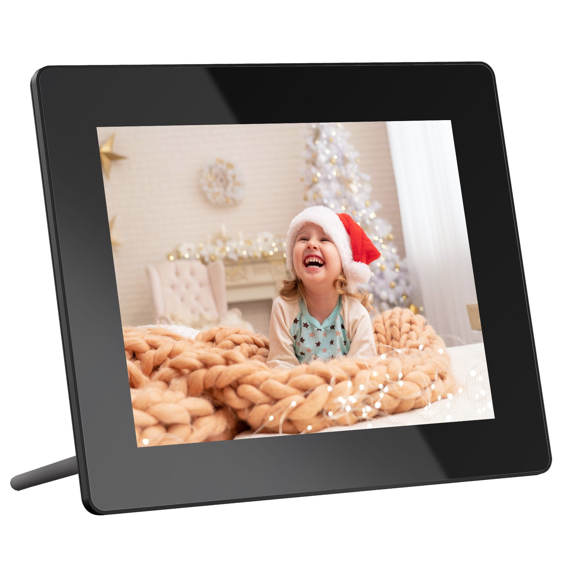 Dragon Touch Classic 8 schwarz Digitaler Bilderrahmen (20,3 cm/8 ", 1024 x 768 Pixel, 16 GB, WLAN & App-Übertragung)