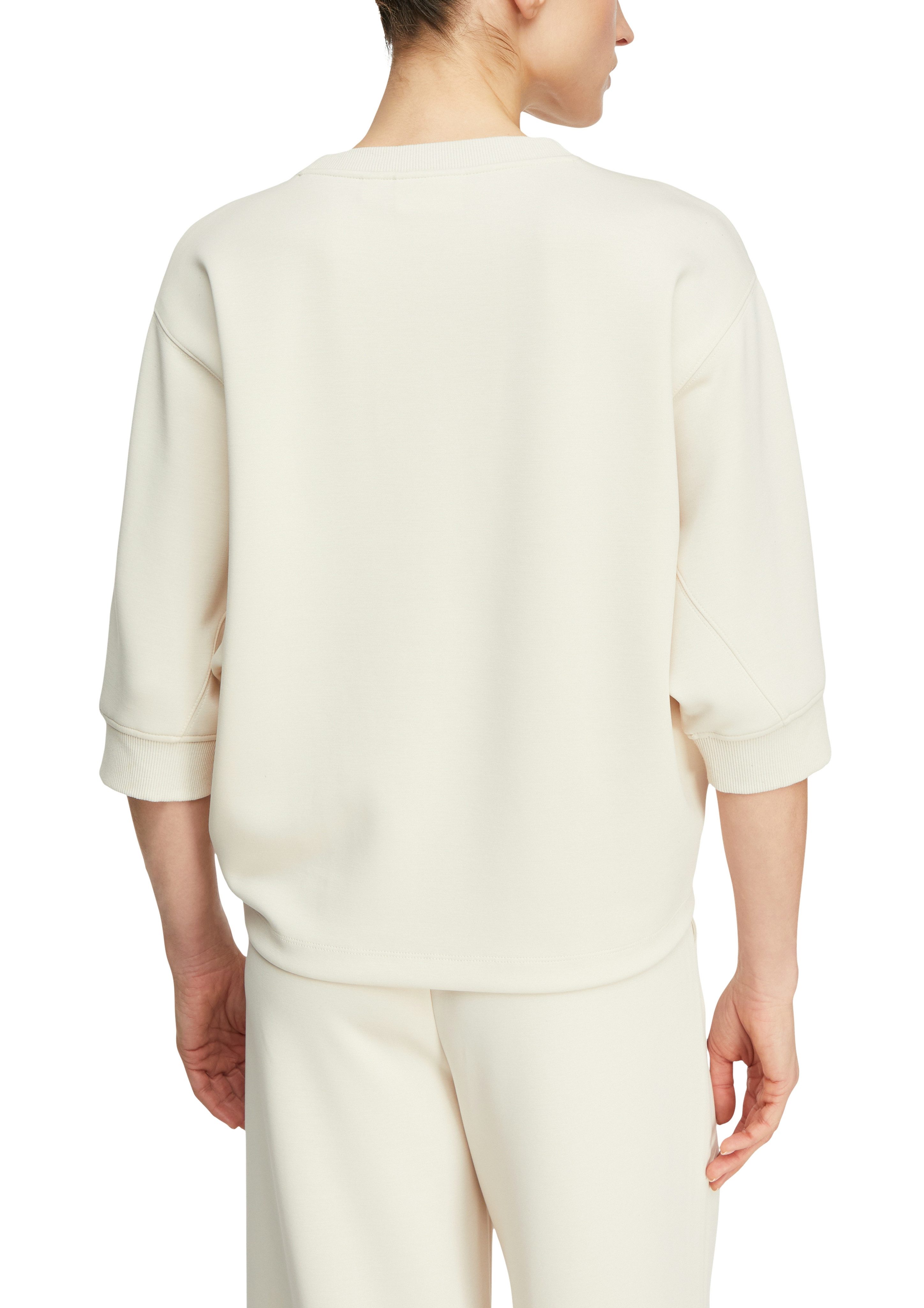comma Sweatshirt mit dekorativen Nähten