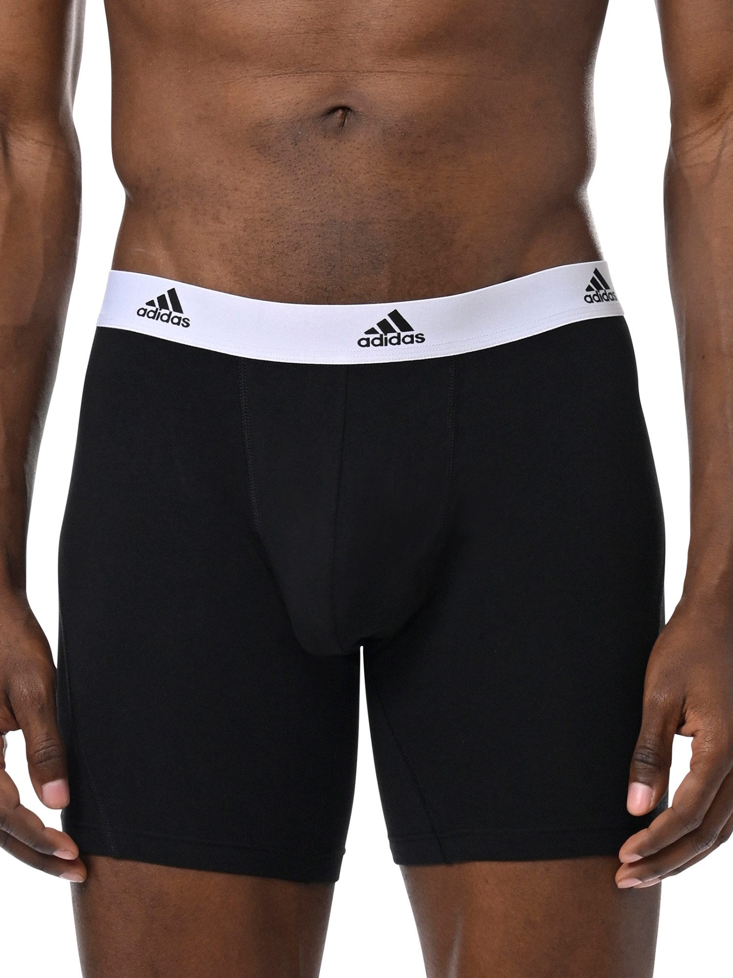 adidas Sportswear Trunk Boxer Brief mit längerem Bein - Active Flex Cotton (3-St) Boxershorts Herren Unterwäsche