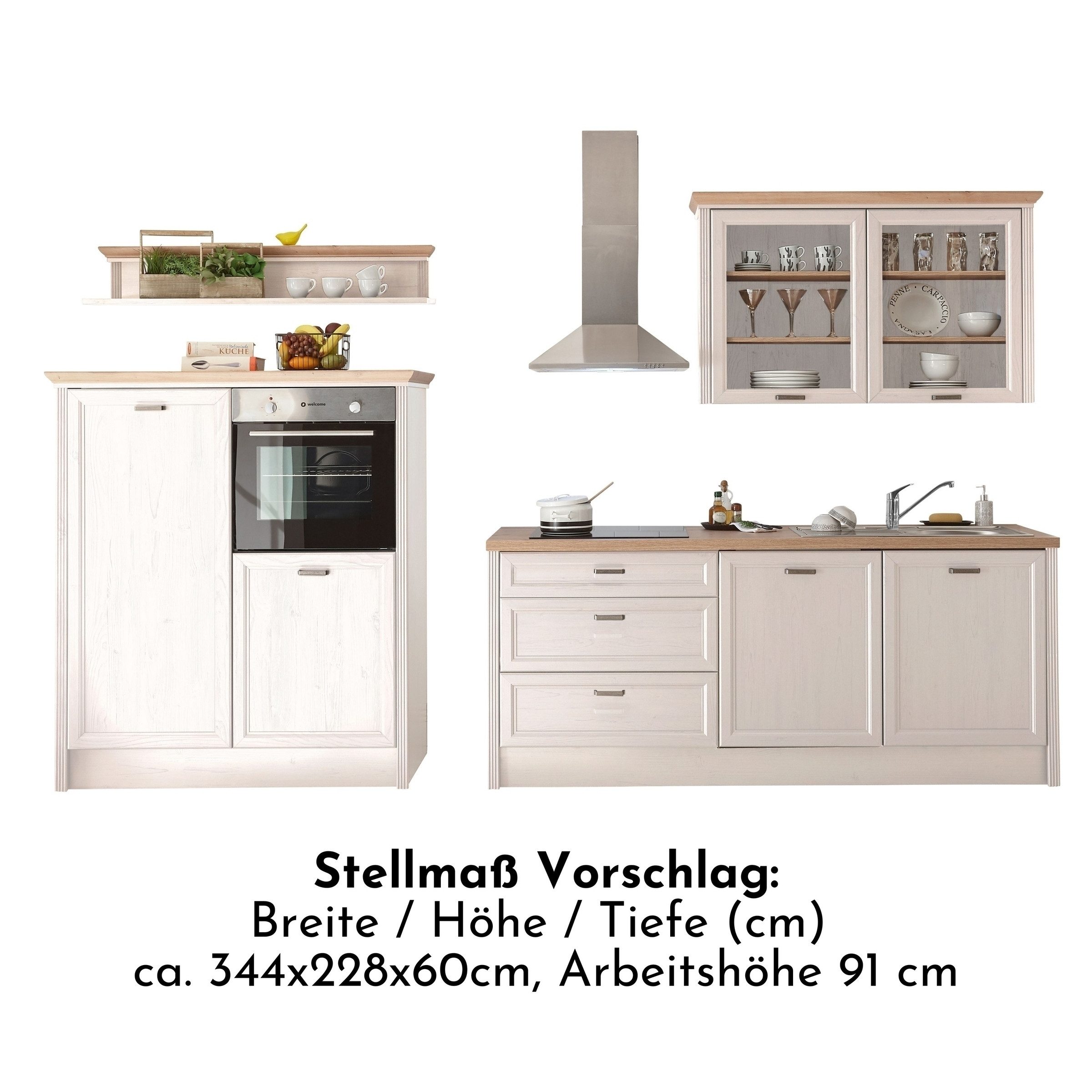 BEGA BBK Küche 344 x 228 x 60 cm (B/H/T)