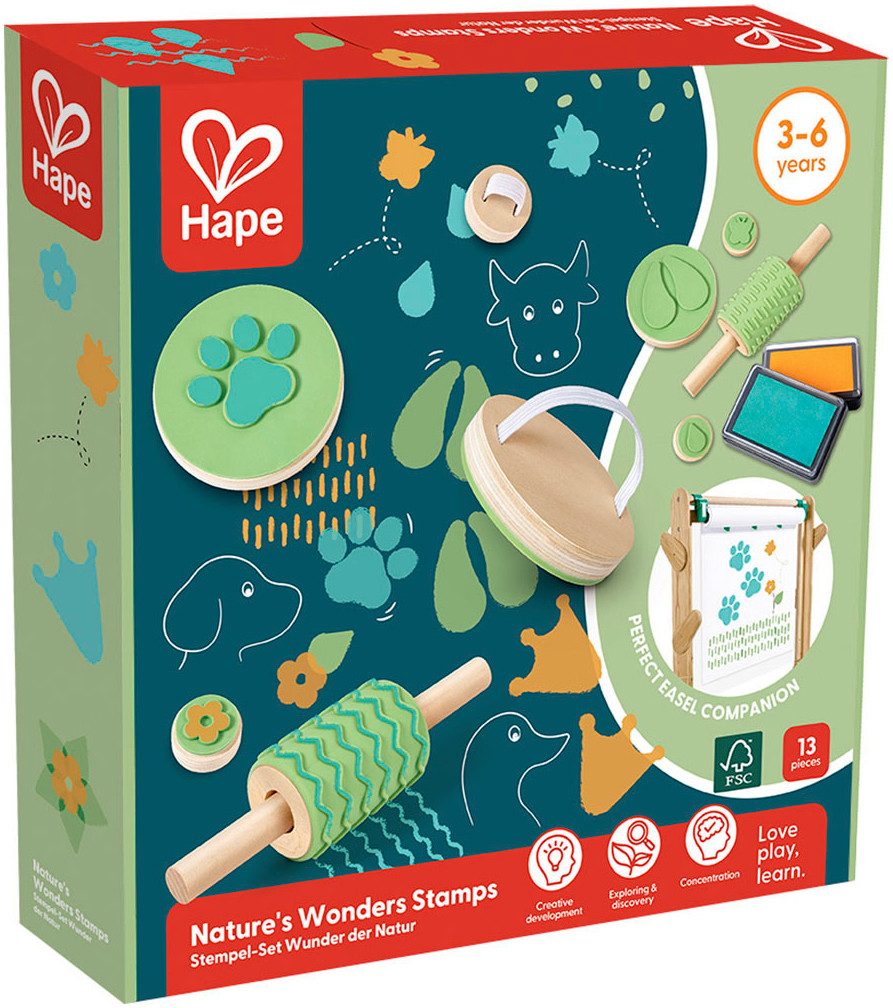 Hape Kreativset Stempel-Set Wunder der Natur
