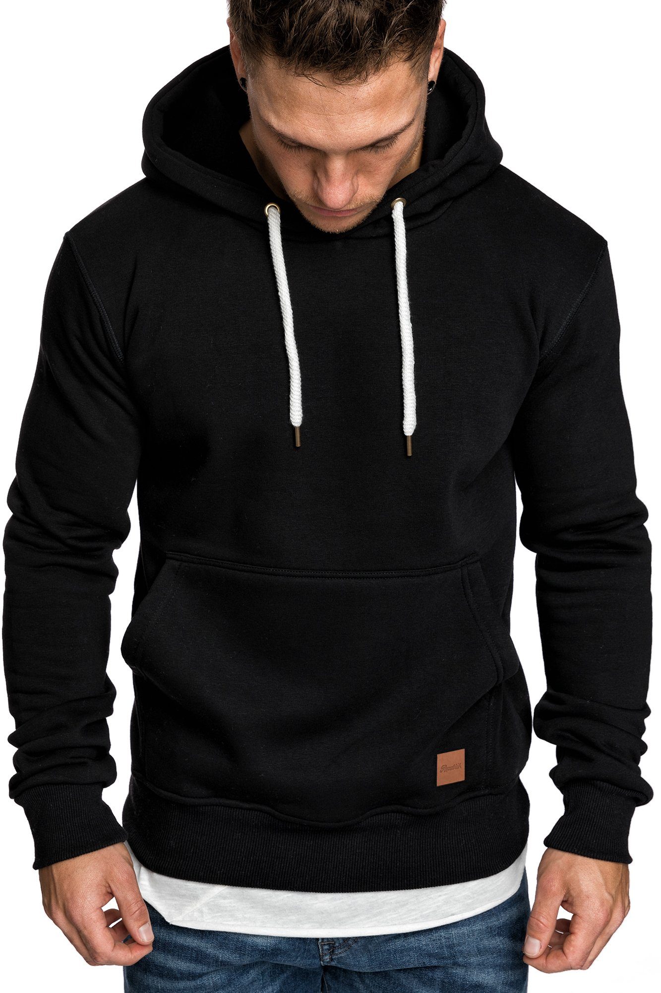 REPUBLIX Sweatshirt GRIFFIN Herren Basic Kapuzenpullover Hoodie