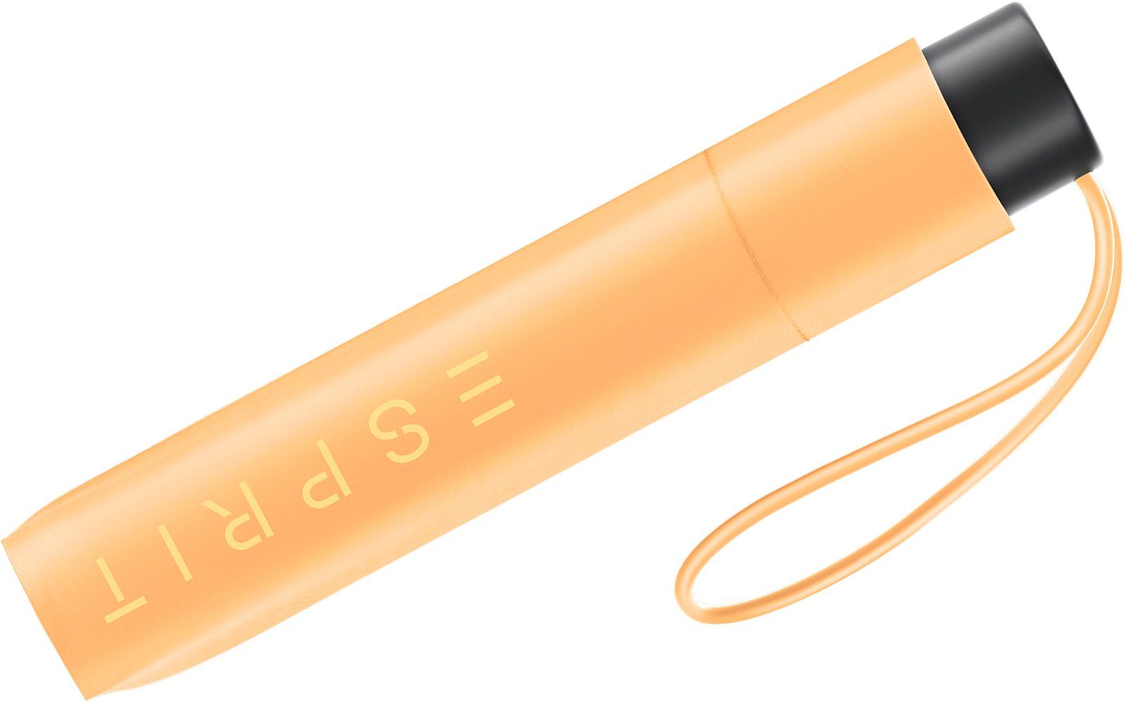 Esprit Stockregenschirm Mini Regenschirm Damen Slimline HW 2023, in den neuen Trendfarben - flax