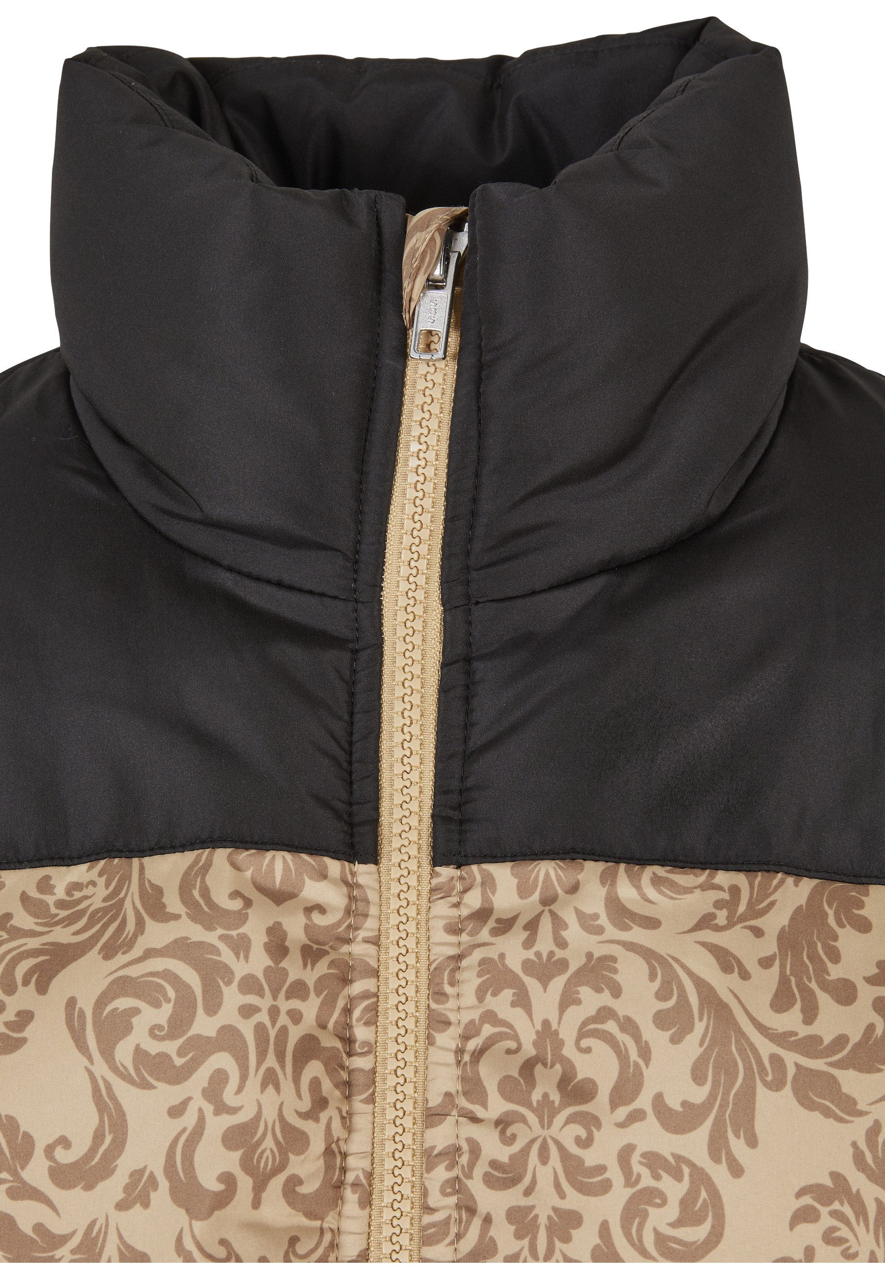 URBAN CLASSICS Winterjacke Urban Classics Damen Ladies AOP Retro Puffer Jacket (1-St)