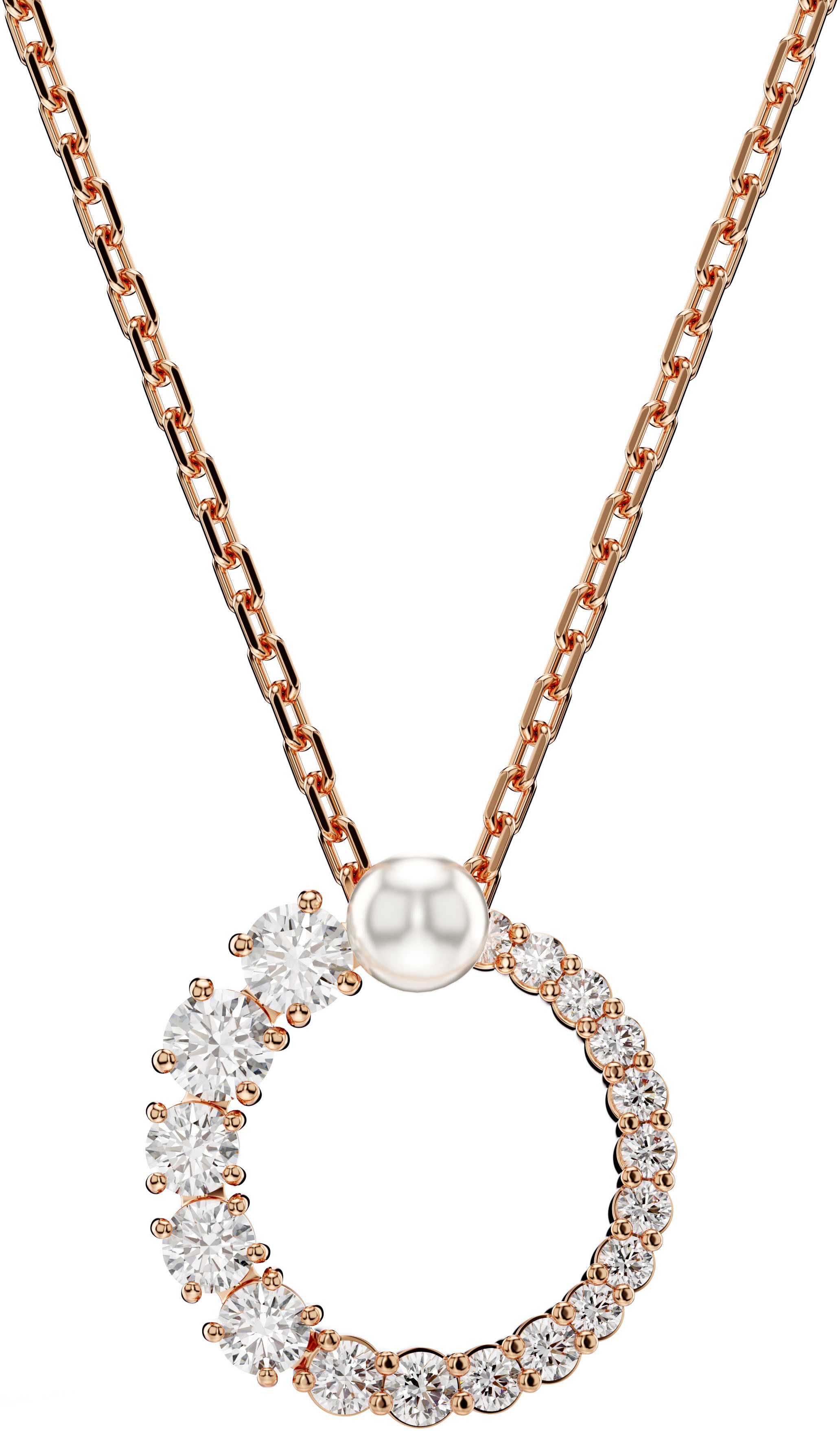 Swarovski Kette mit Anhänger Schmuck Geschenk Halskette Matrix, mit Swarovs günstig online kaufen