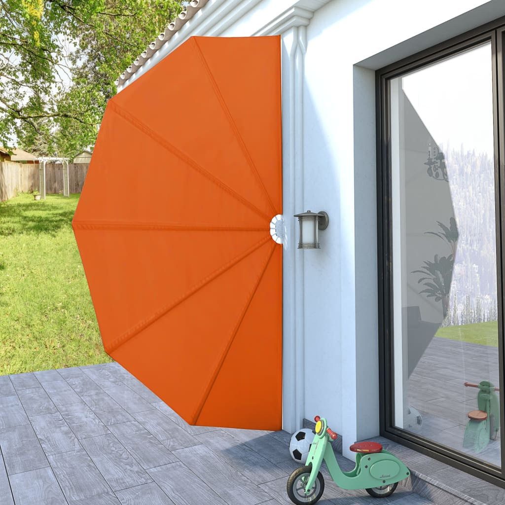 vidaXL Sonnensegel Faltbarer Terrassen-Seitenfächer Terracotta-Rot 200 günstig online kaufen