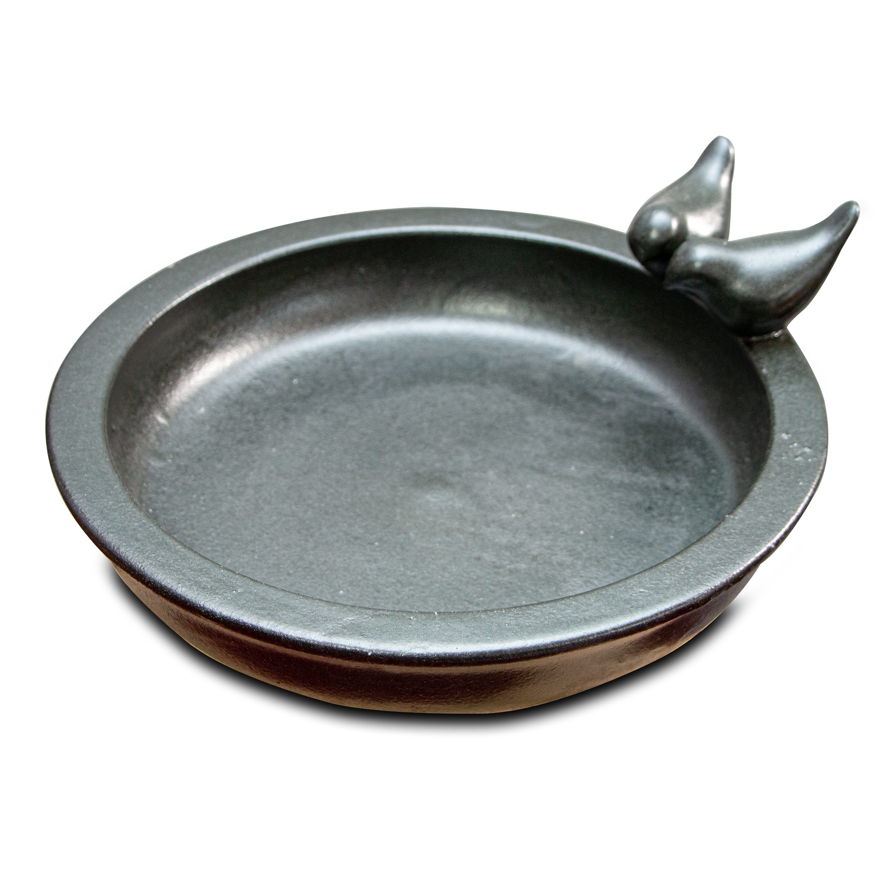 Antikas Futterstation Vogeltränke, Vogelbad - Schwarz, Tränke für Vögel, Wa günstig online kaufen