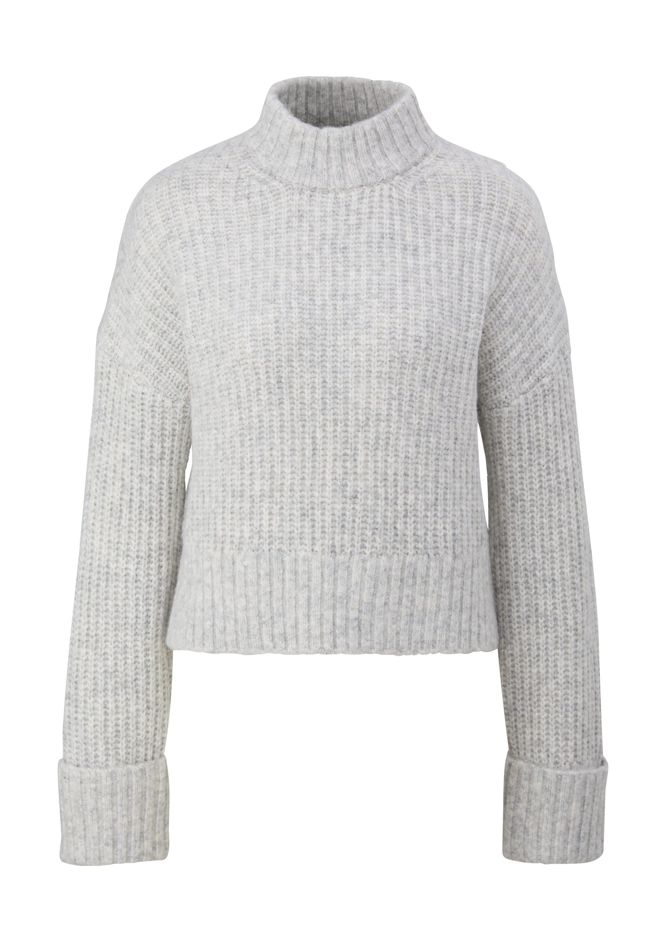 QS Longpullover Strickpullover Strickpullover mit Rollkragen günstig online kaufen