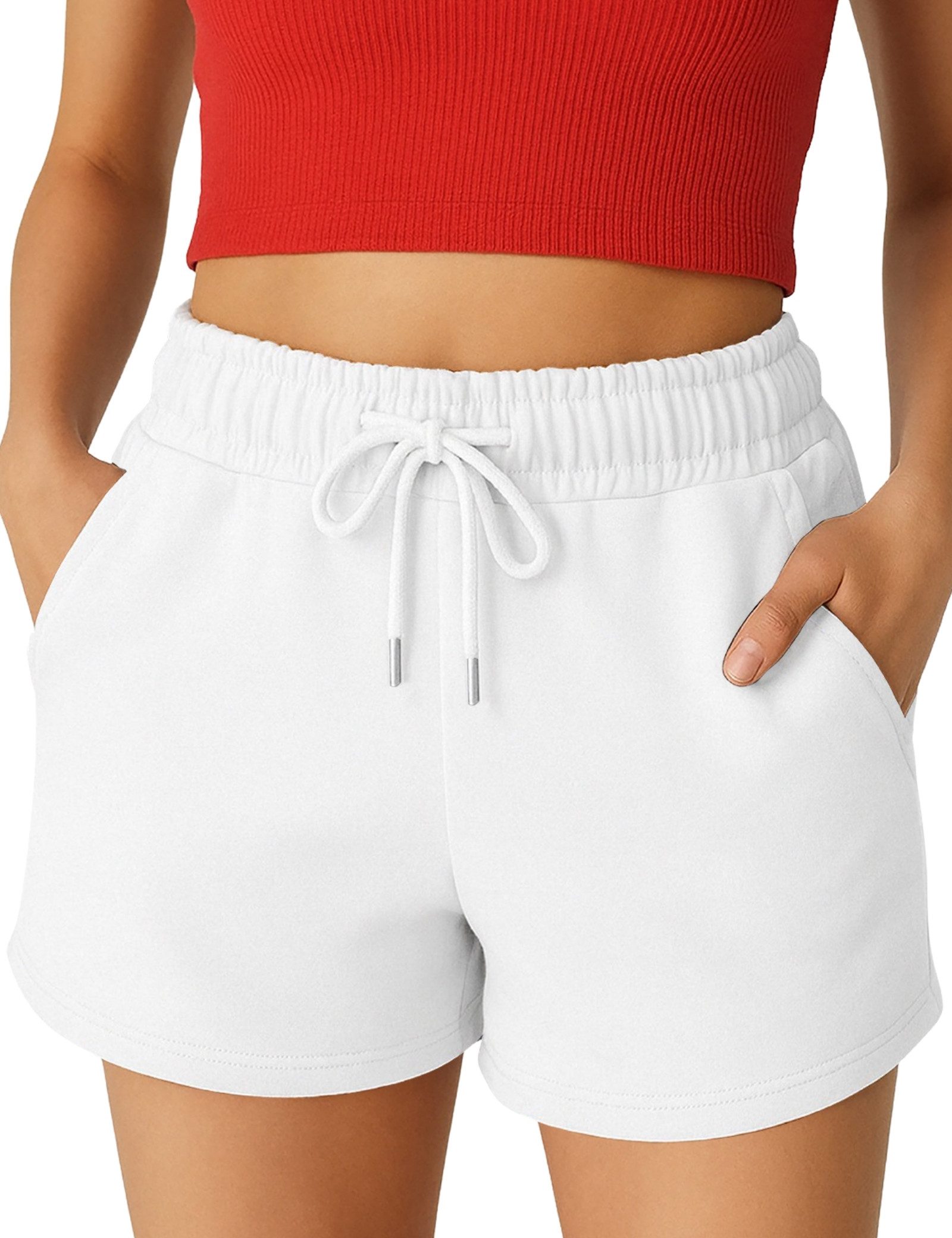 R-CAMP Shorts Kurze Hosen Damen Sweatshorts (Packung, 1-tlg., 1tlg) Lycra - günstig online kaufen