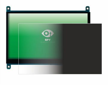 upscreen Blickschutzfolie für Joy-IT 7" LCD Display, Displayschutzfolie, Blaulichtfilter Privacy Folie Schutzfolie Sichtschutz klar Anti-Spy