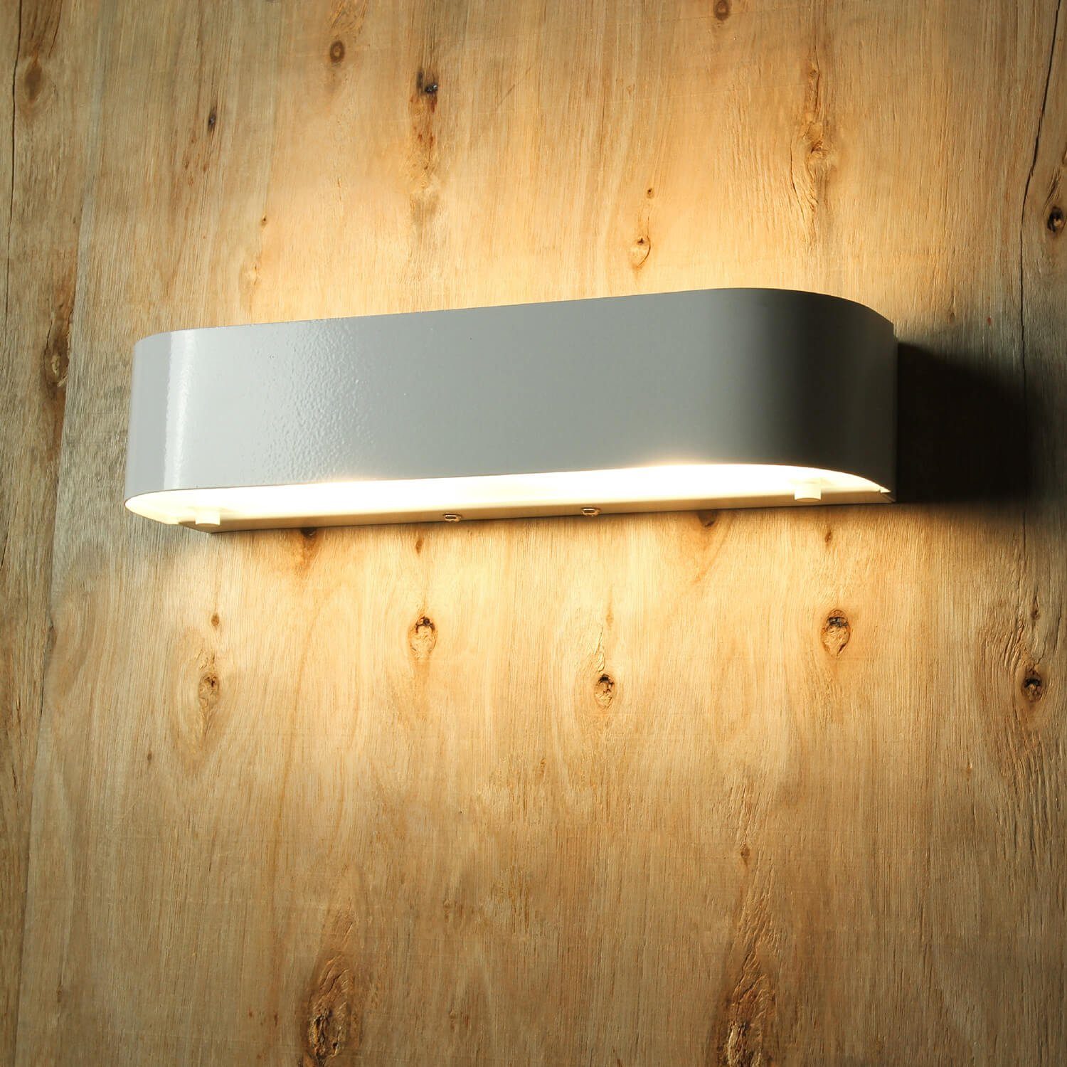 Modern fest Wandleuchte integriert, T3, 3000 Warmweiß, LED LED Beleuchtung Wandlampe Aluminium K Weiß Licht-Erlebnisse