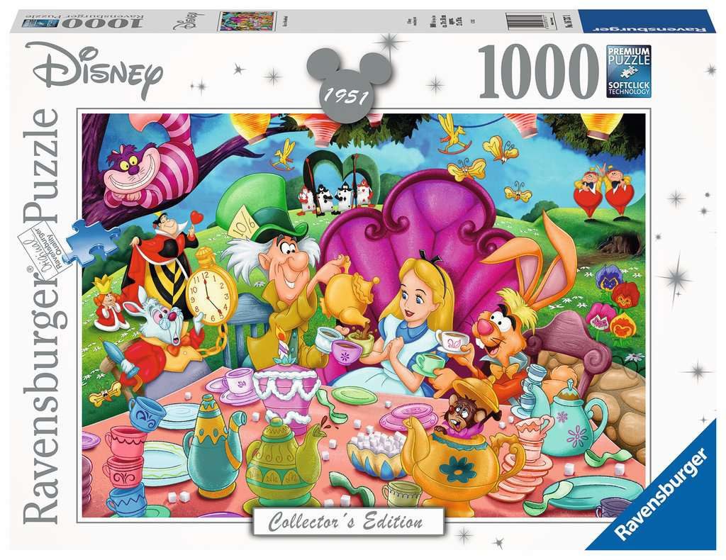 Ravensburger Puzzle Disney Alice im Wunderland 1000 Teile Puzzle, 1000 Puzzleteile, Made in Europe
