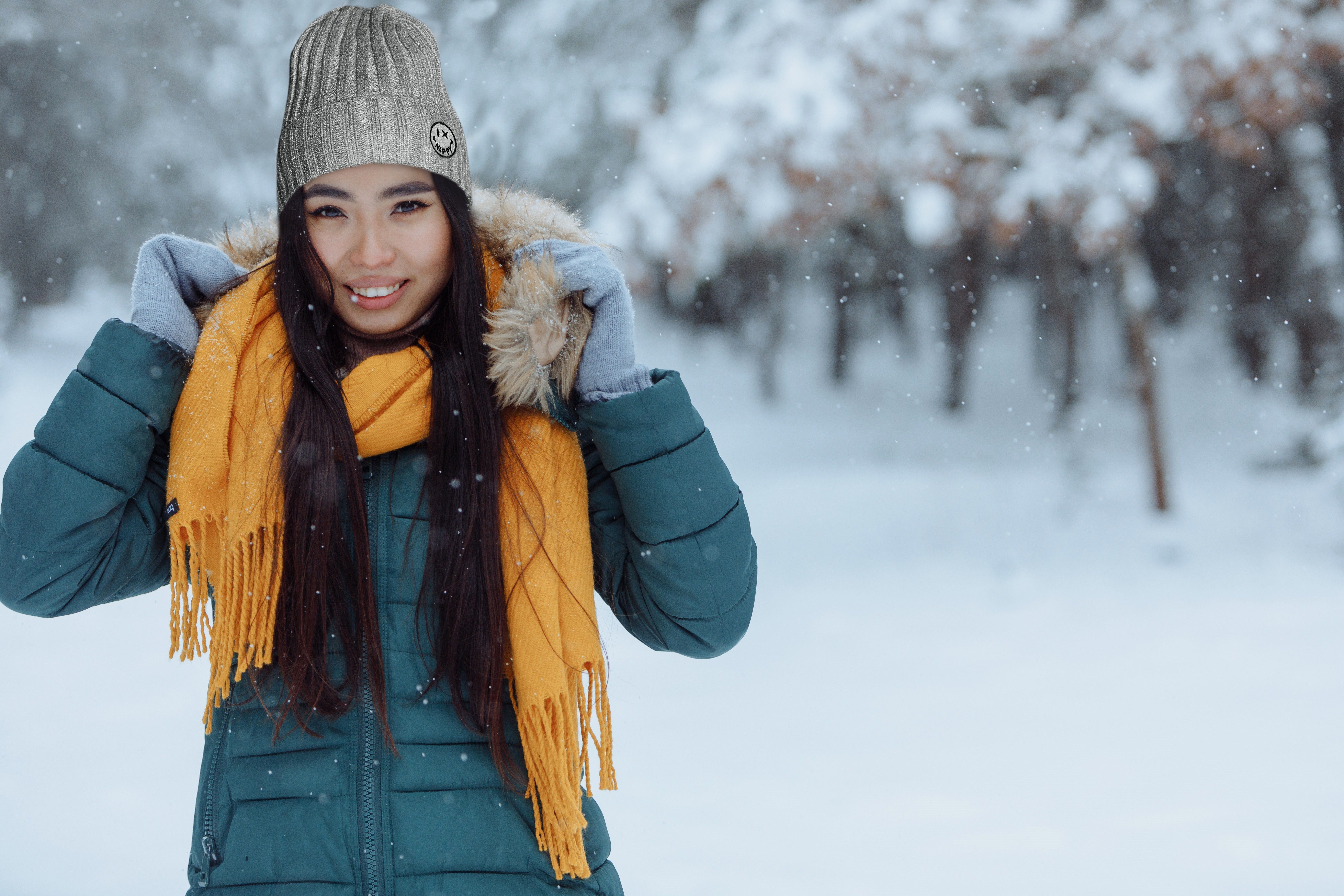 Frentree Strickmütze Strickmütze gefüttert mit warmem Innenfutter, One-Size Beanie