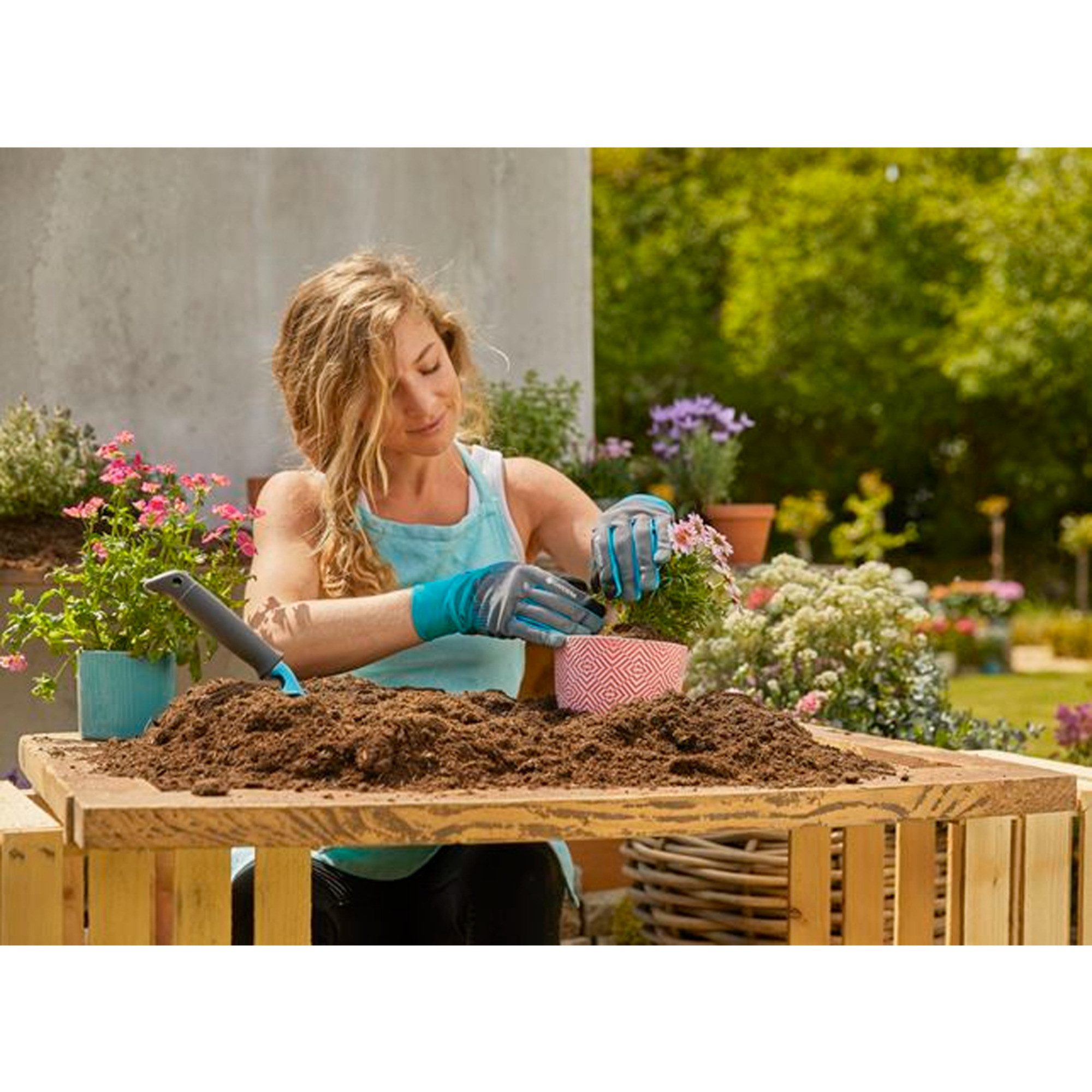 GARDENA Arbeitshandschuhe GARDENA Garten- und Pflegehandschuh Größe 9/L