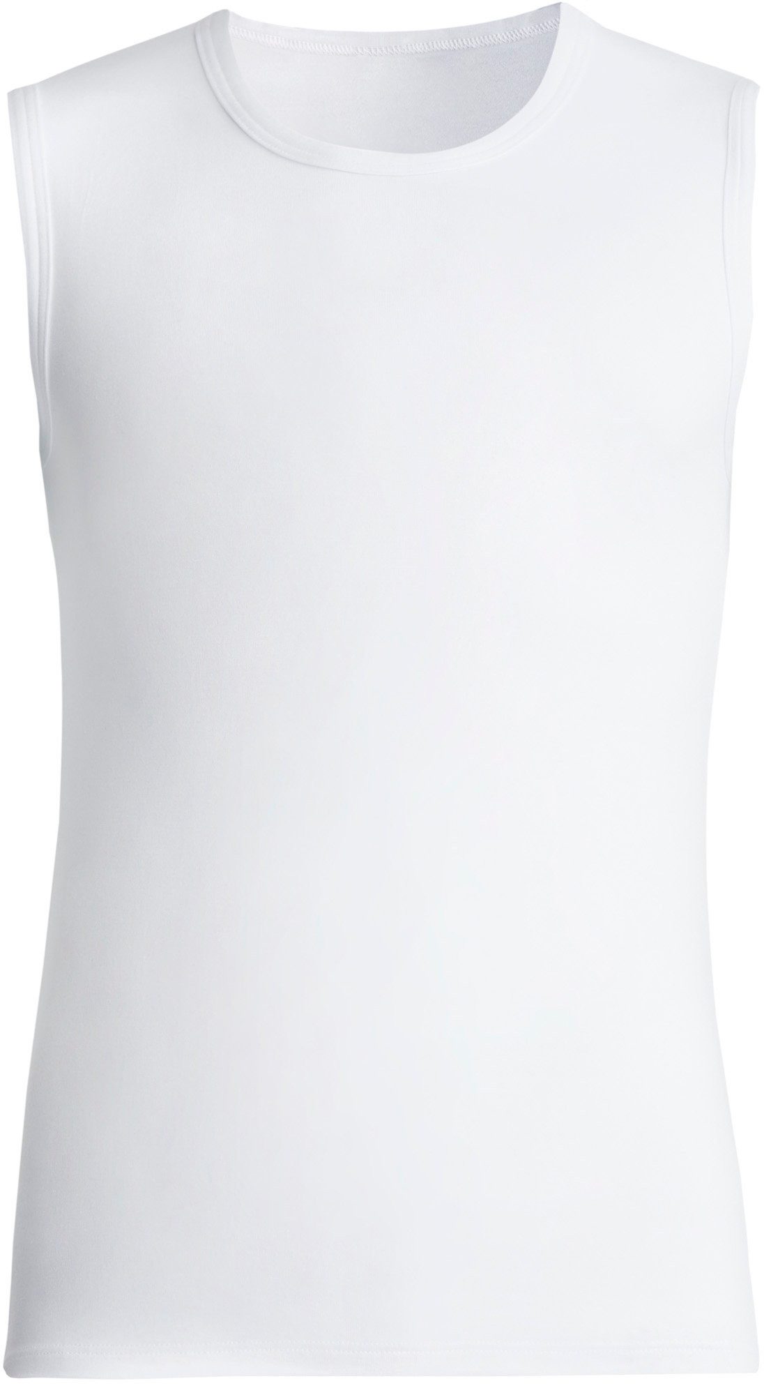conta Unterhemd Herren-Unterhemd, ohne Arm Single-Jersey Uni