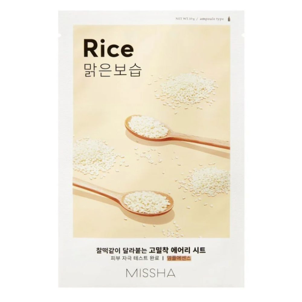 Missha Tuchmaske Missha, Airy Fit Sheet Mask Rice - 19 g