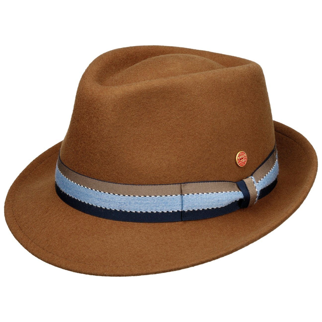 Mayser Trilby (1-St) Filzhut mit Ripsband, Made in the EU