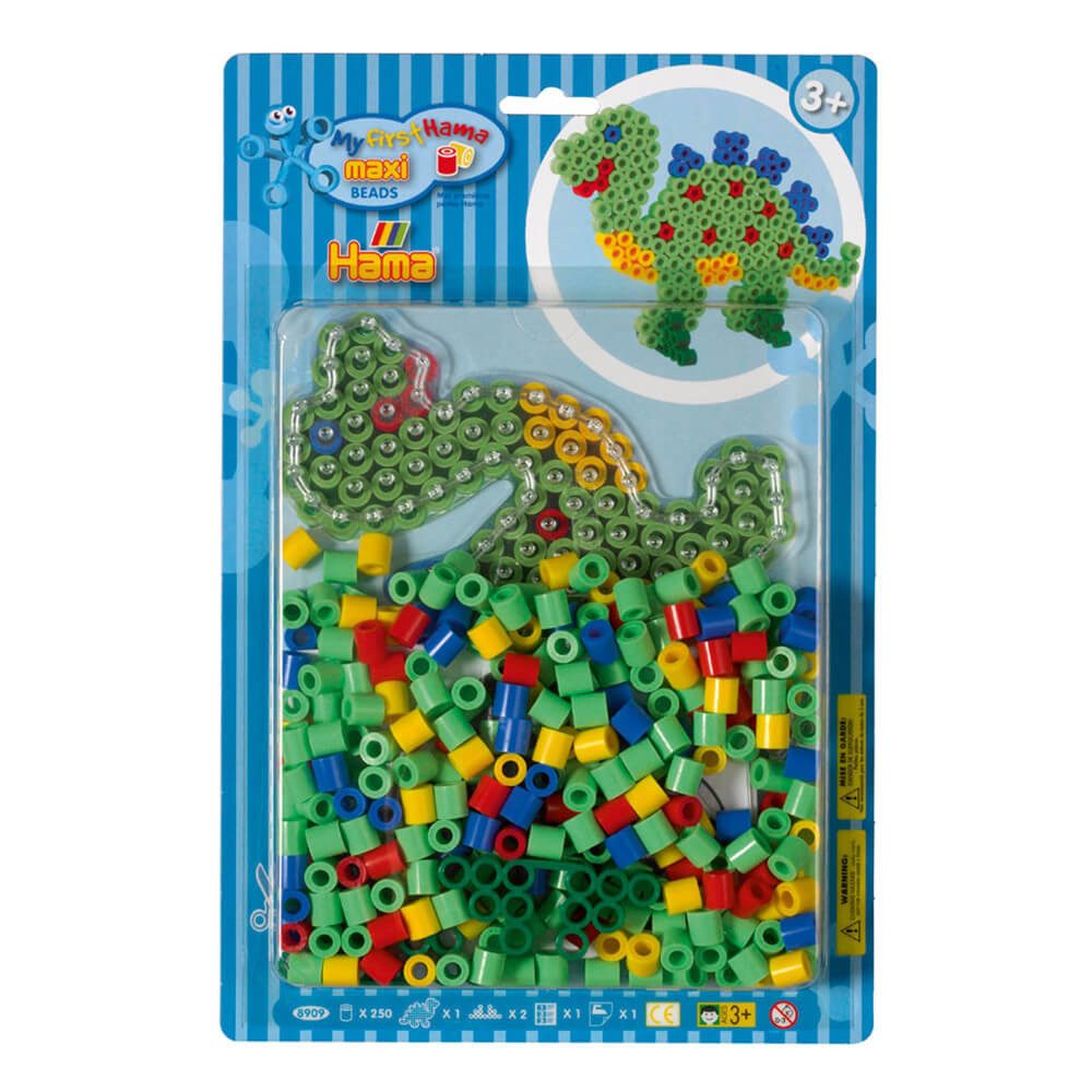 Bügelperlen Hama Blister Dinosaurier Maxi-Bügelperlen