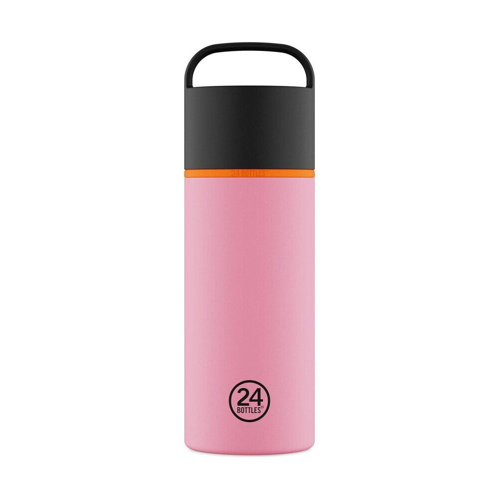 24 Bottles Thermoflasche Thermo-Trinkflasche 0,73 l Spin Bottle Flamingo, Thermo-Trinkflasche, Ø8cm, Edelstahl, pink