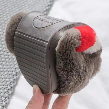 Daisred Herren Warm Winter Hausschuhe Pantoffeln Plüsch Hausschuhe