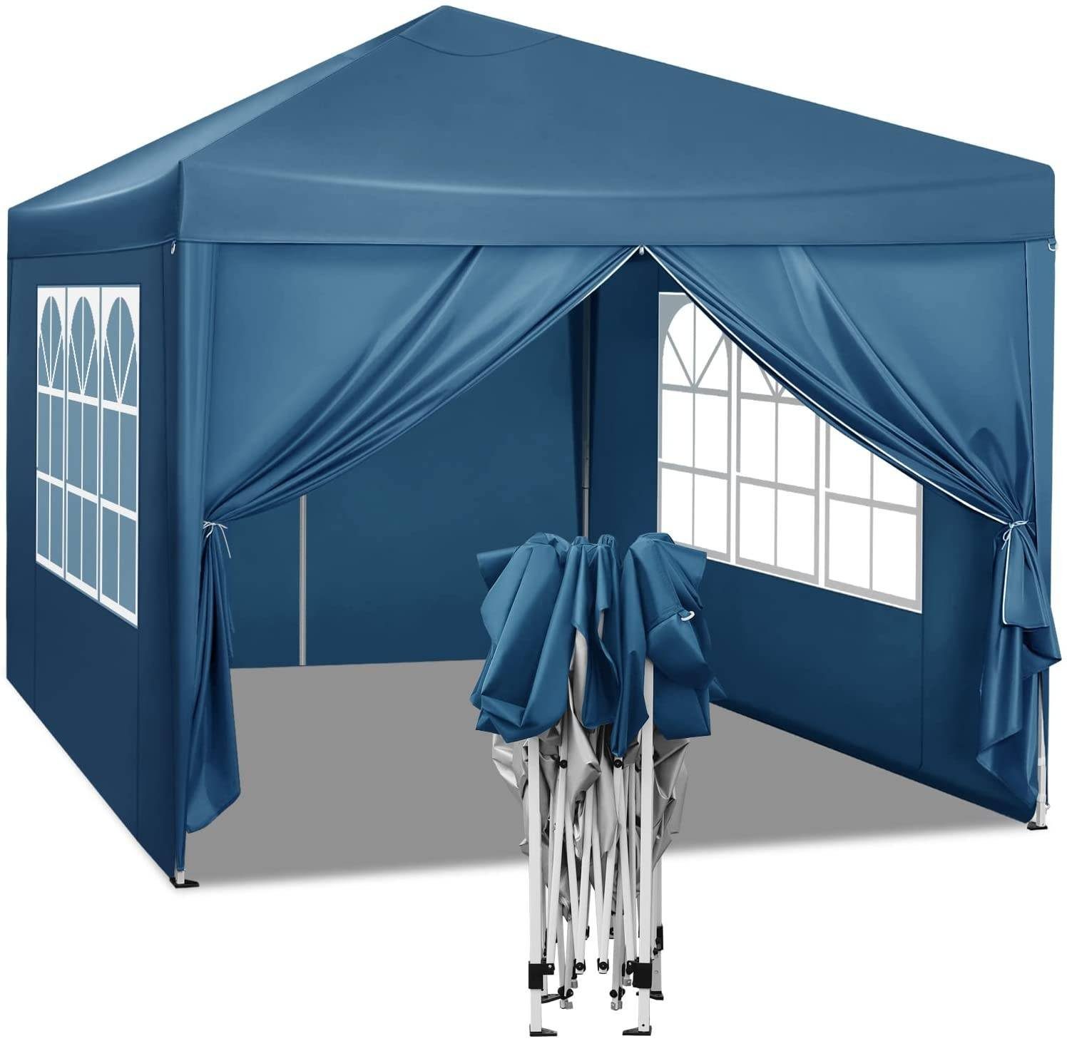 Woltu Faltpavillon, mit 4 Seitenteilen, aus günstig online kaufen