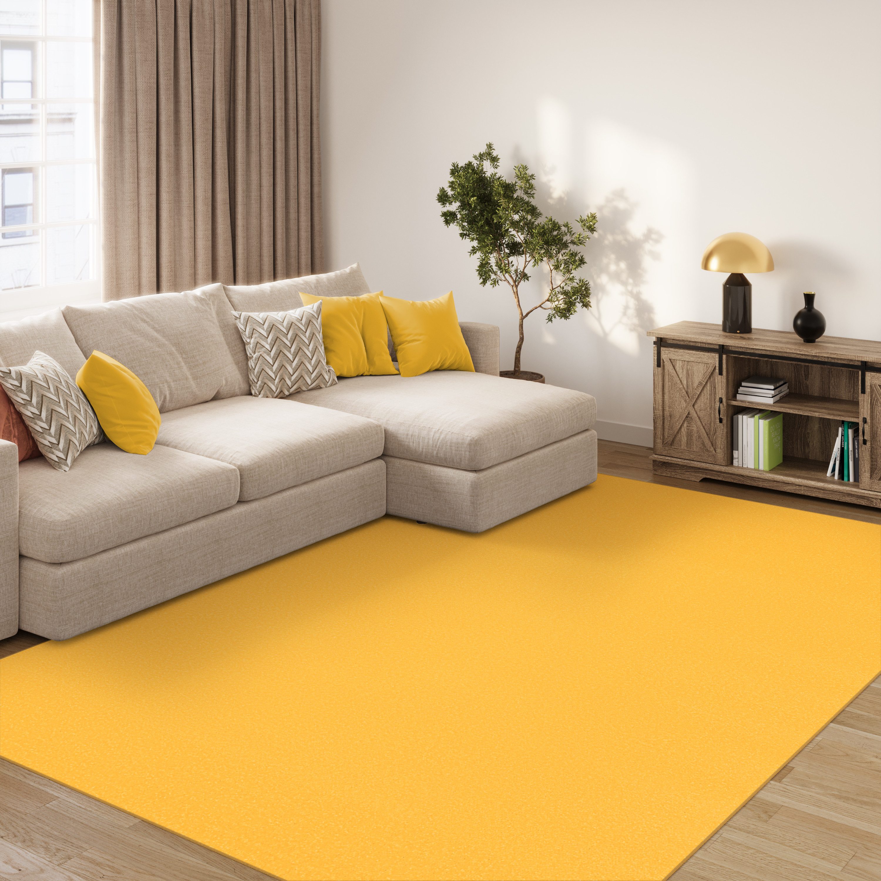 Tapiso Outdoorteppich MONO, rechteckig, Höhe: 6 mm, Wohnzimmer, Schlafzimmer, einfarbig, modern
