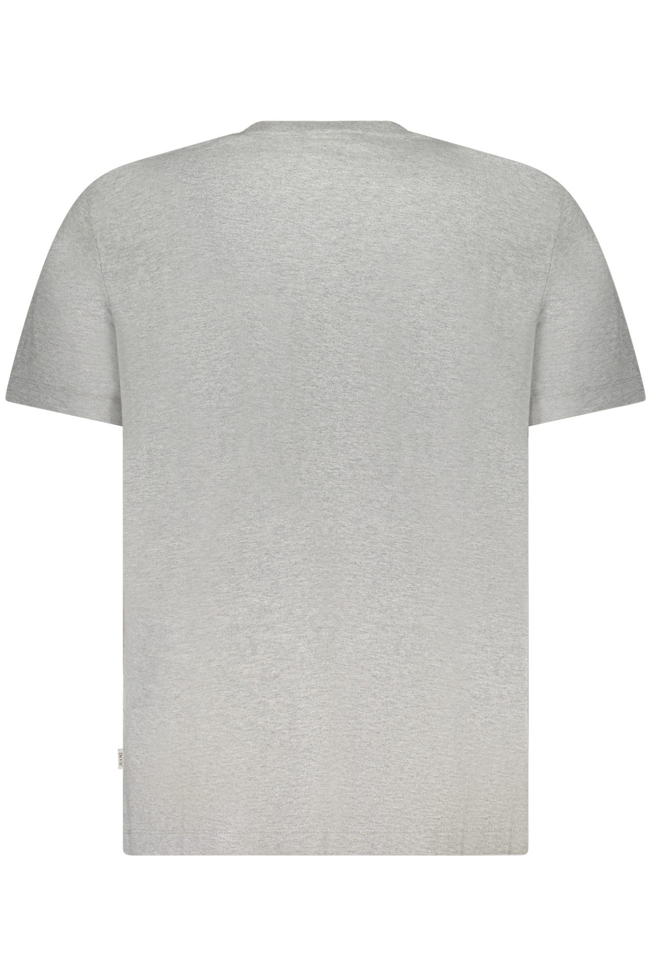 GUESS JEANS T-Shirt Herren Graues Kurzärmeliges T-Shirt mit Logo-Druck