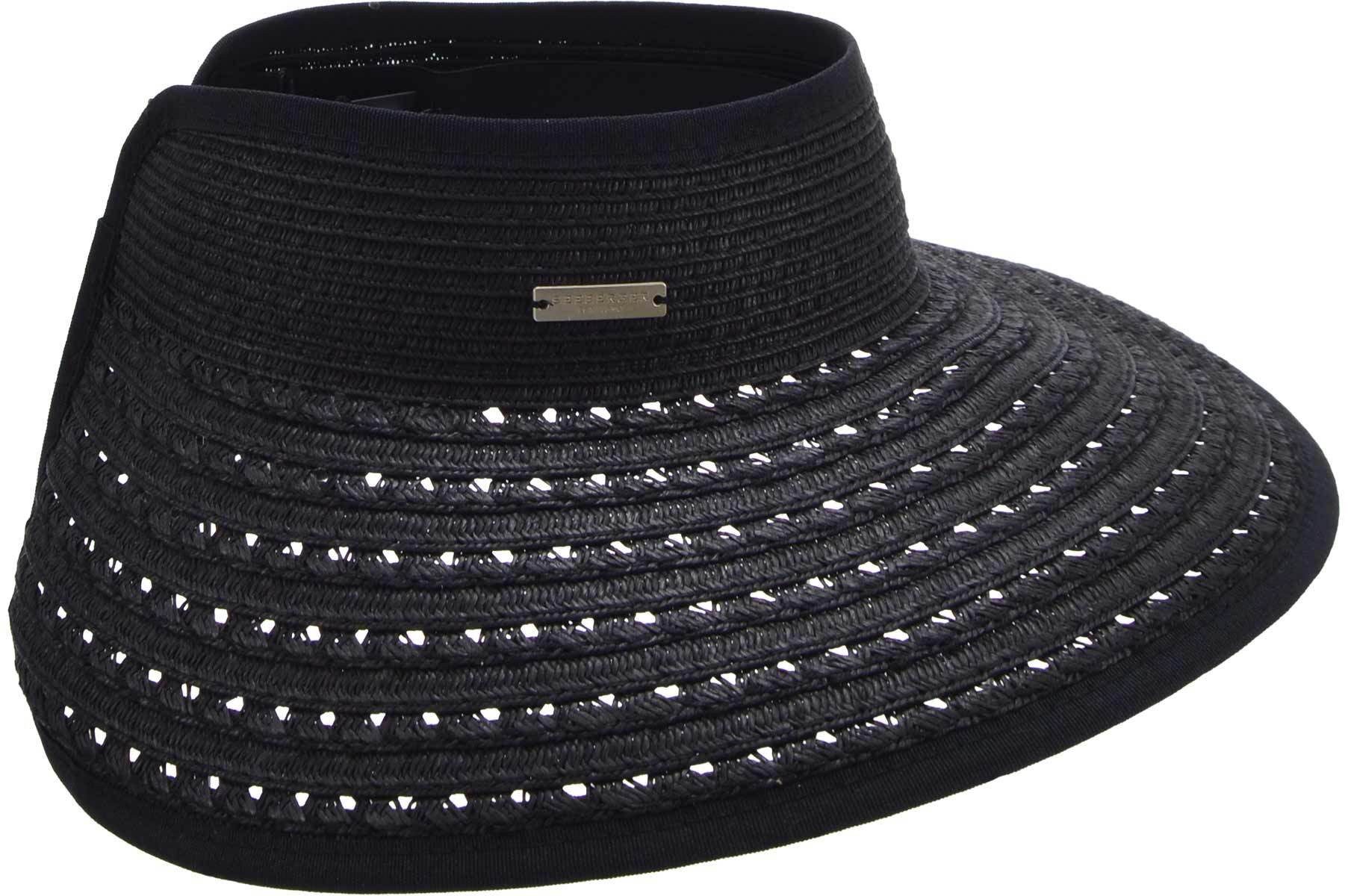 Seeberger Strohhut Papierstroh Bortenmix Schirm 55705-0