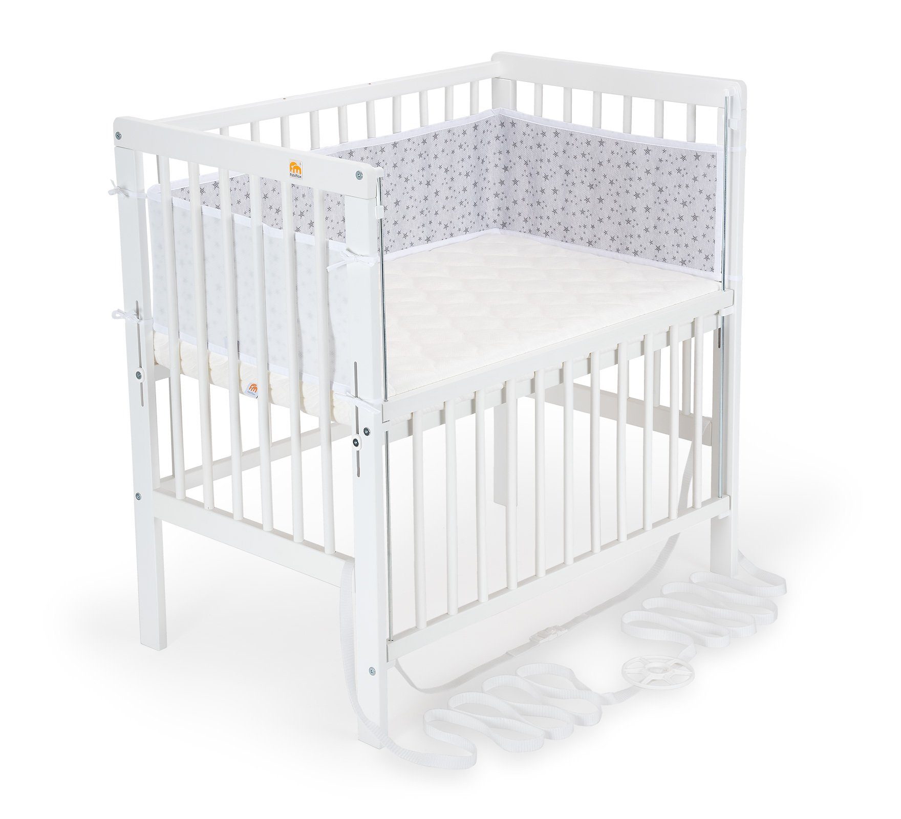 FabiMax Beistellbett Flex weiß, 2in1, Beistellbett günstig online kaufen