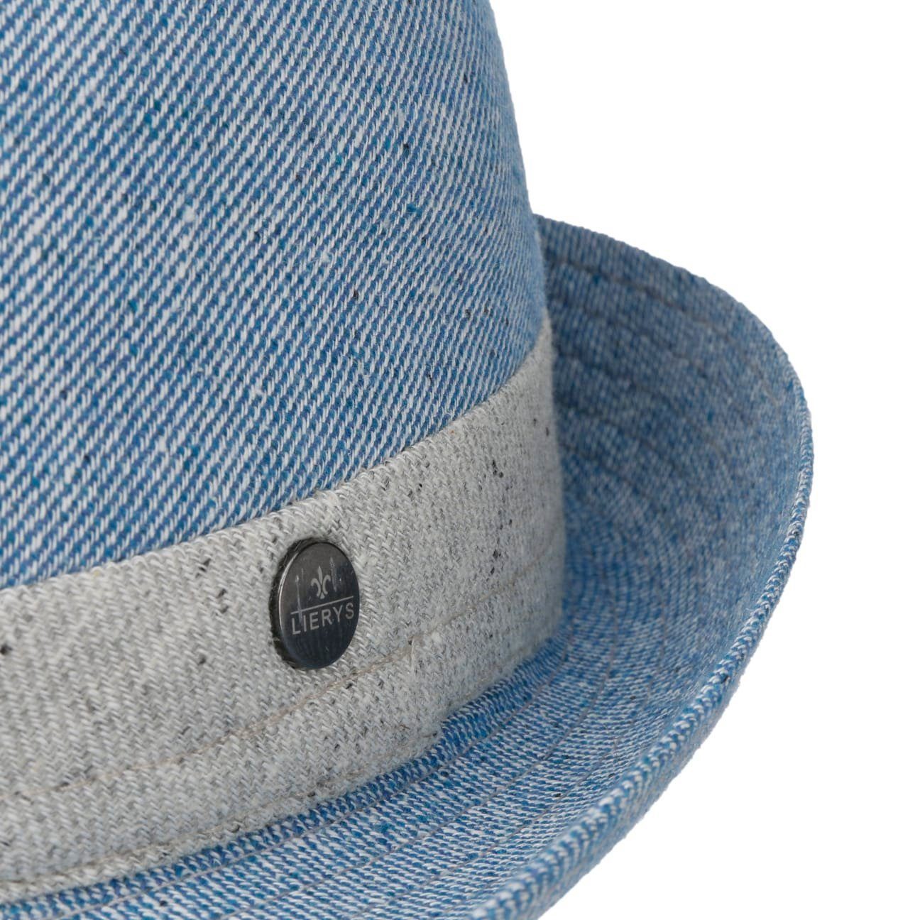 Trilby (1-St) Lierys in Italy mit Made Baumwollhut Futter,