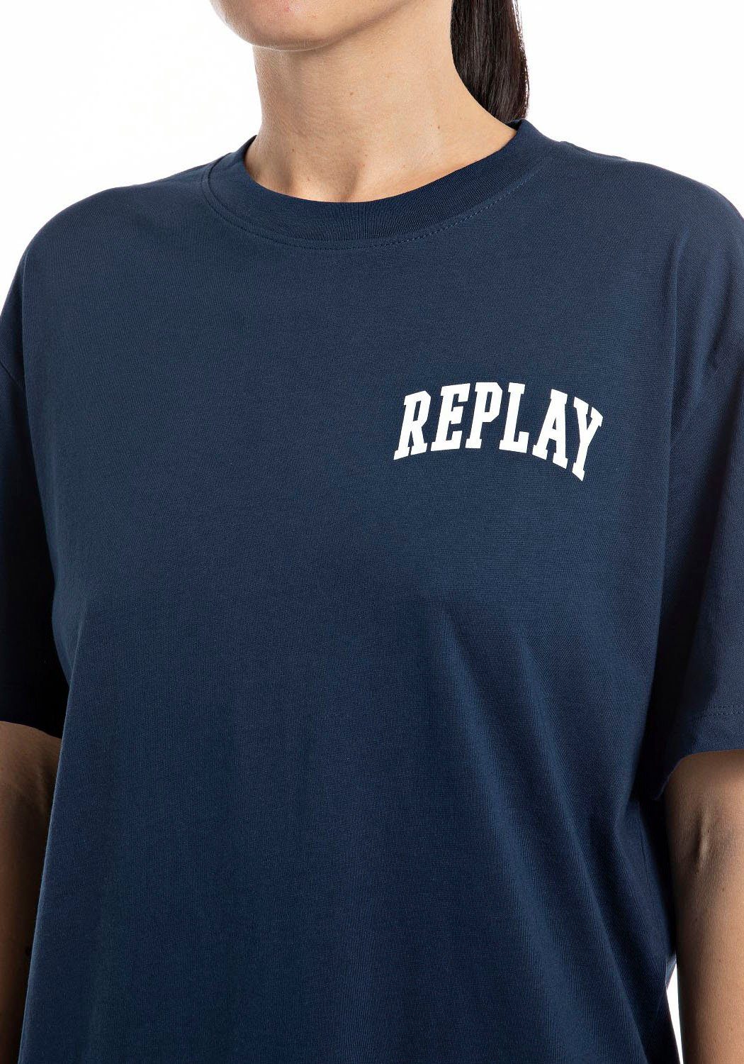 T-Shirt dark Replay blue...