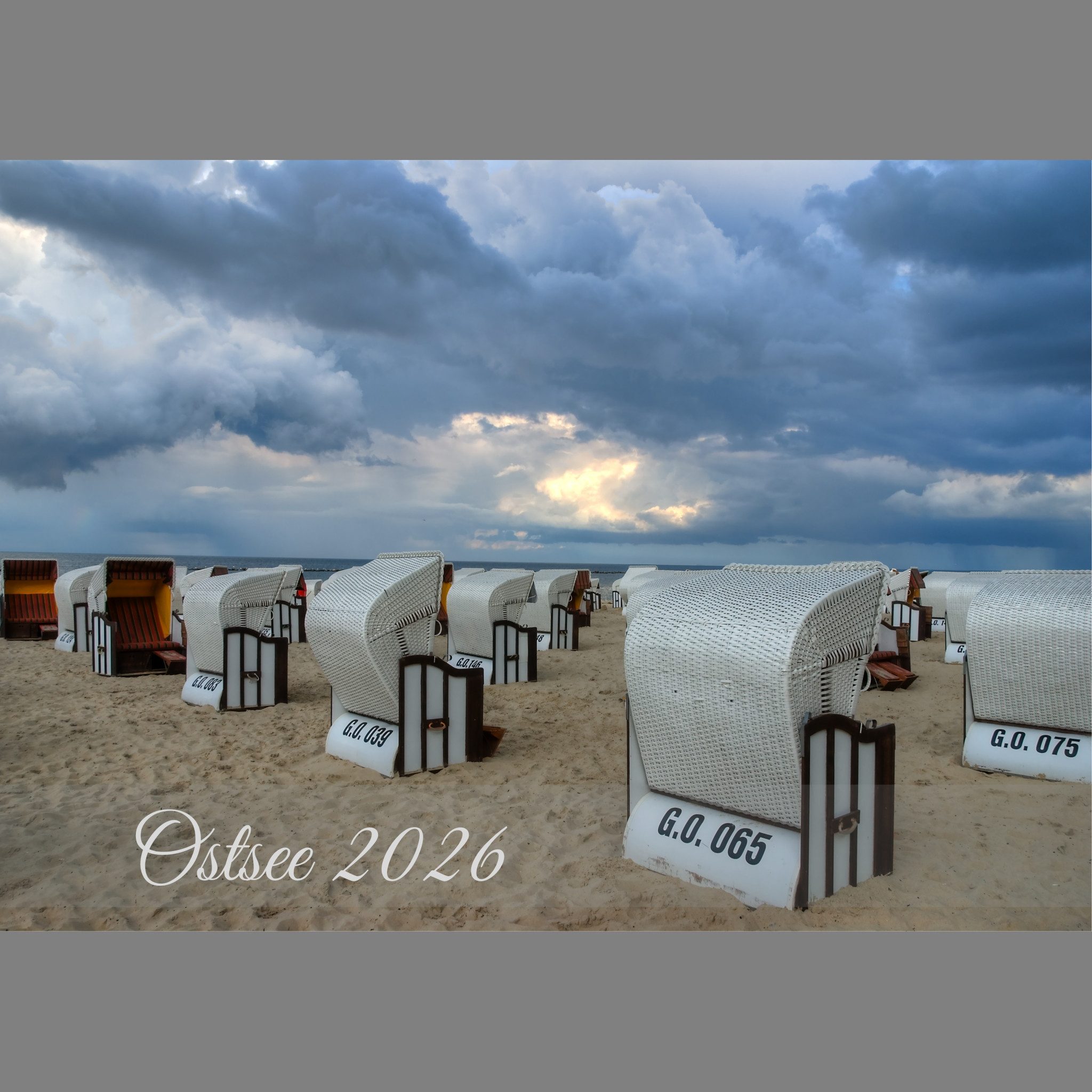 raxxa Wandkalender Ostsee 2026 - quer