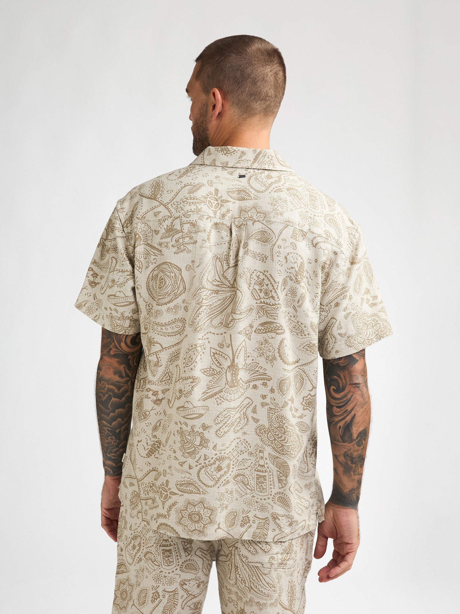 Petrol Industries Langarmhemd Renegade mit Allover-Print