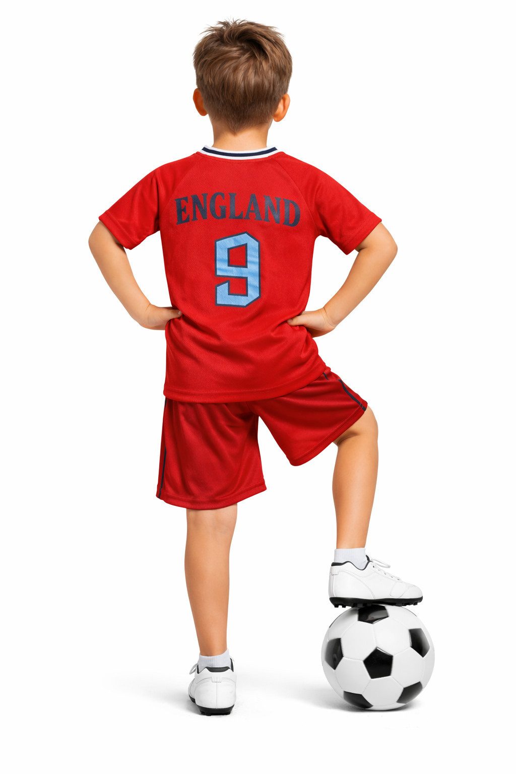 Fashion Boy Fußballtrikot Fussball Fan Set England, Trikot + Shorts, JS290e (Set)