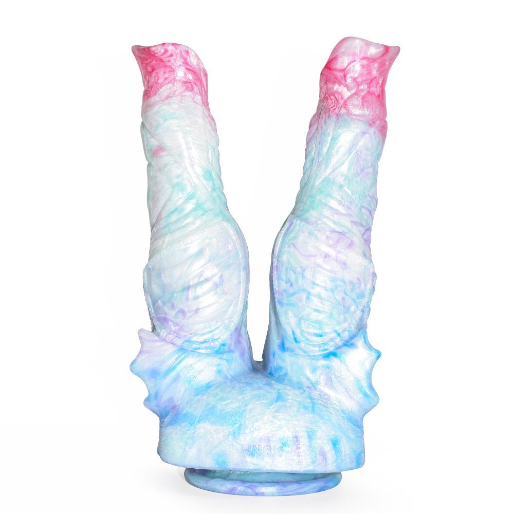 Bad Dragon Doppeldildo Aleisa, Monsterdildo Fantasy Ice Dragon