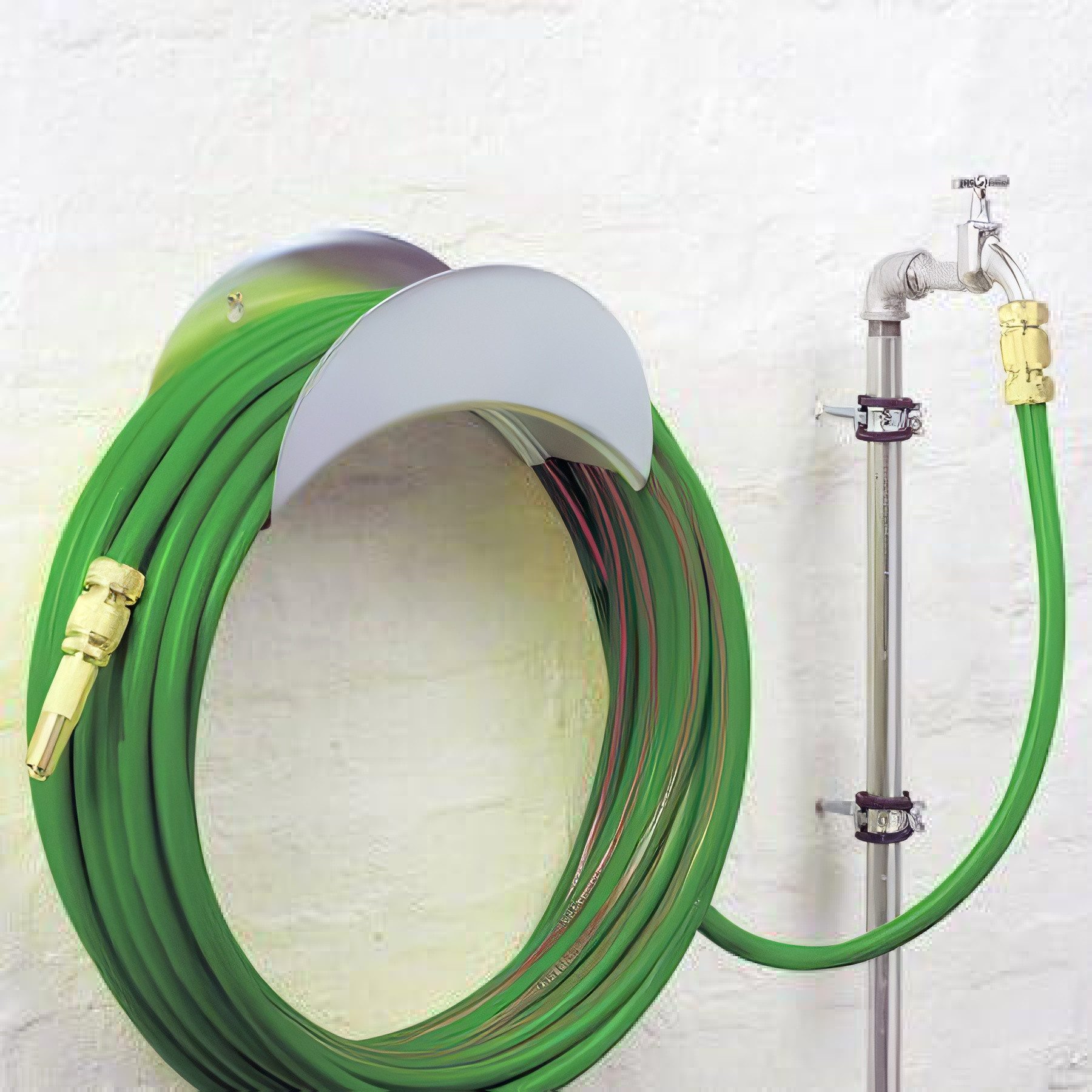 VABIONO Schlauchkupplung Messing-Stecksystem 4-teilig 3/4 Zoll mit präzisen Schnellverbindungen, (4-tlg., kostenloser Versand), Vario-Gartenspritze, Standard-Kupplung und Wasserstopp-Kupplung