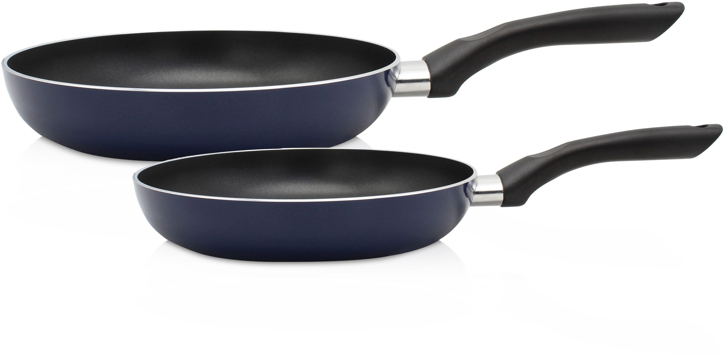 Krüger Pfannen-Set Troja, Aluminium (Set, 2-tlg), Ø 24/28 cm, Induktion