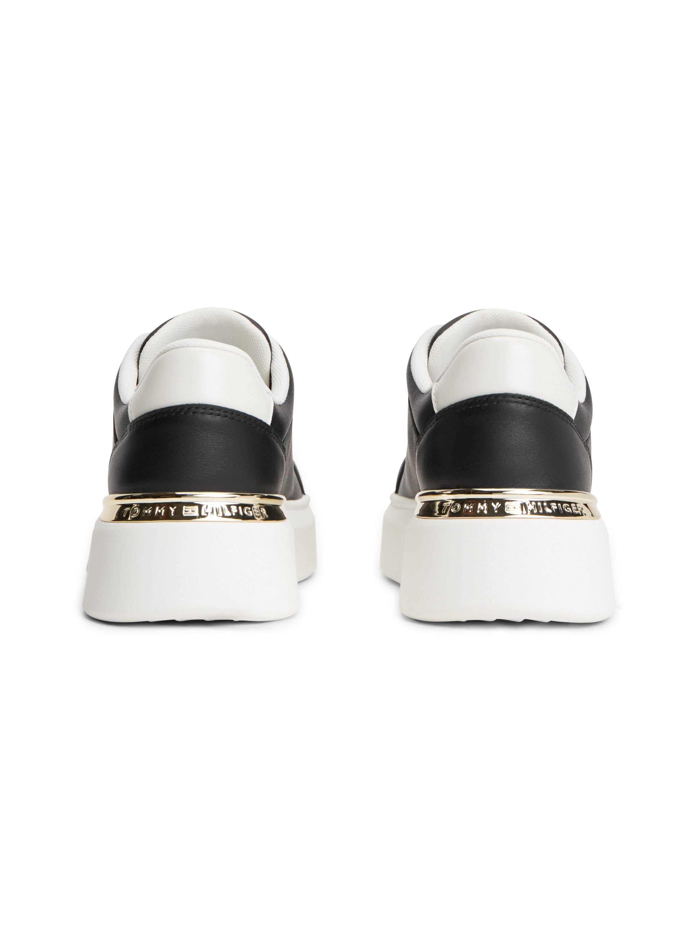 Tommy Hilfiger TH CHIC PLATFORM Plateausneaker Freizeitschuh, Halbschuh, Schnürer mit seitlichem TH-Emblem