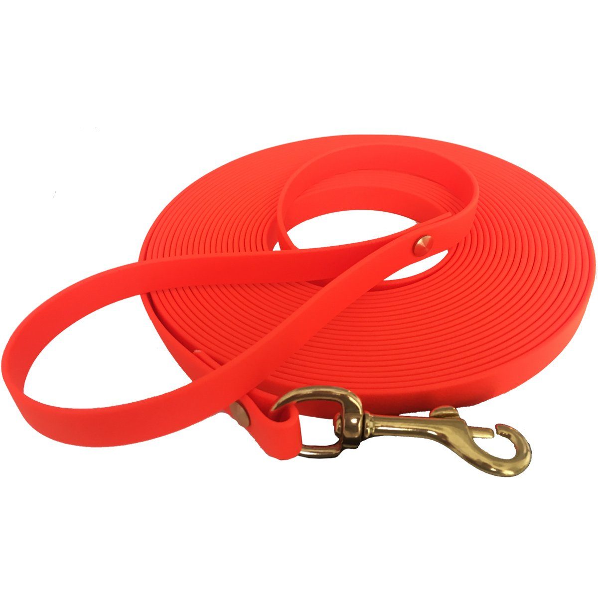 bio-leine Schleppleine Biothane 10m Schleppleine 12 mm - Hundeleine mit Handschlaufe, Robust, 34 Farben, reißfest