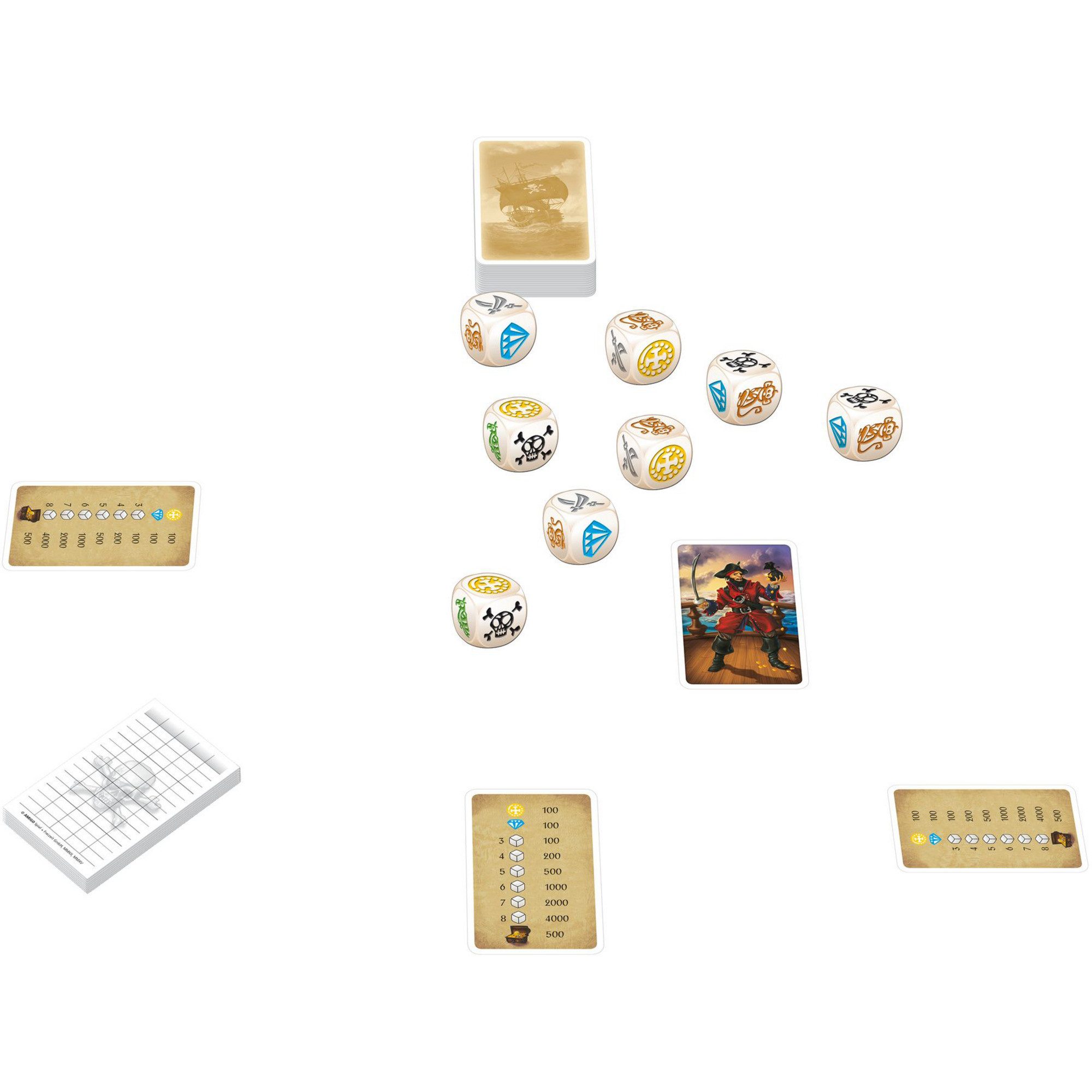 AMIGO Spiel Amigo Piraten Kapern, Kartenspiel