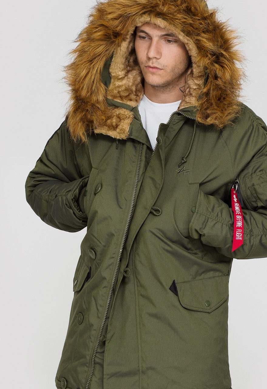 Alpha Industries Winterjacke Explorer dunkelgrün Herren günstig online kaufen