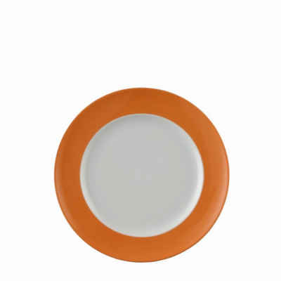 Thomas Porzellan Speiseteller Speiseteller 27 cm - SUNNY DAY Orange - 1 Stück, (1 St), Porzellan, spülmaschinenfest und mikrowellengeeignet