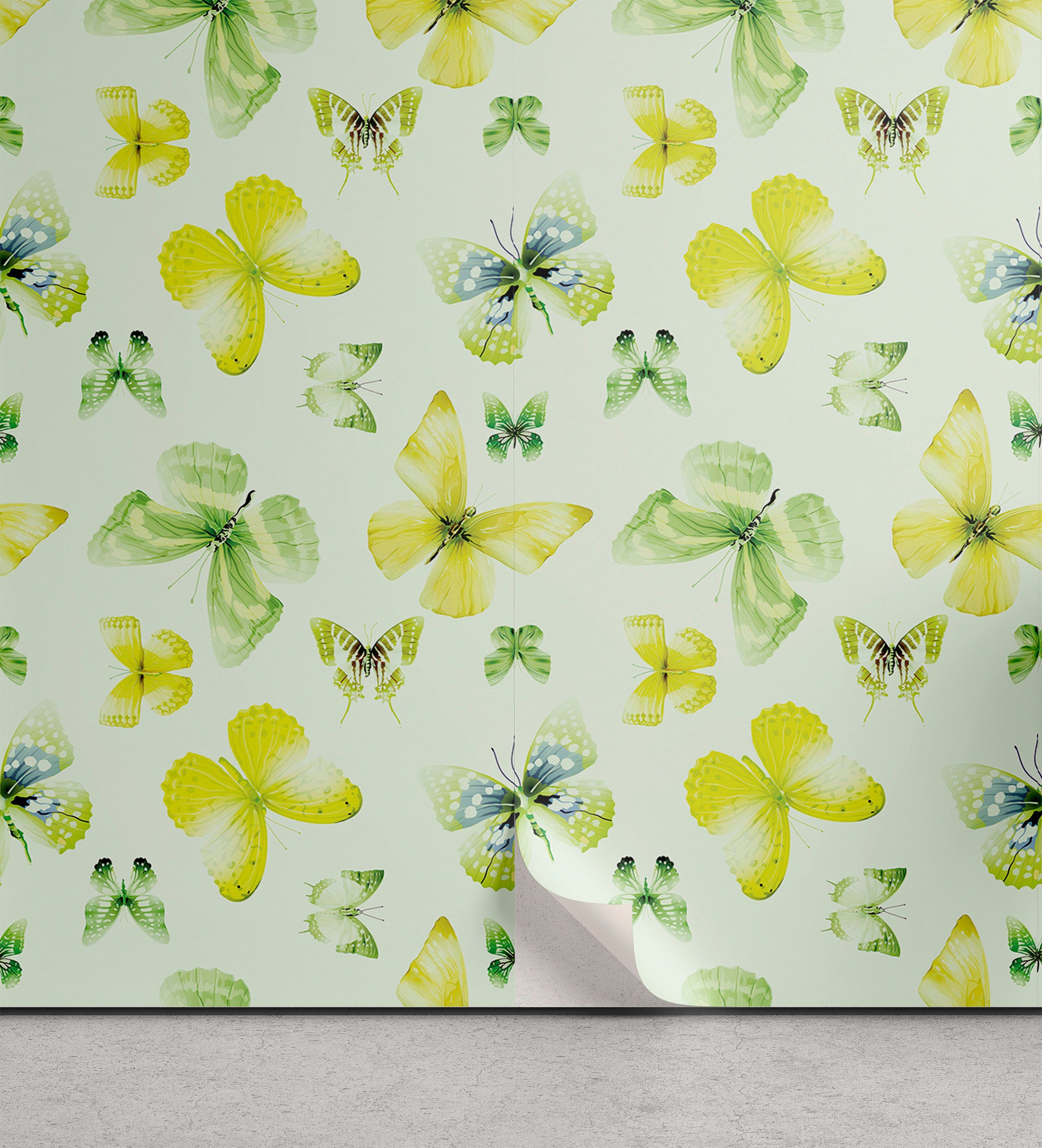 Abakuhaus Vinyltapete selbstklebendes Wohnzimmer Küchenakzent, Natur-Kunst Outdoor-Natur Insekten