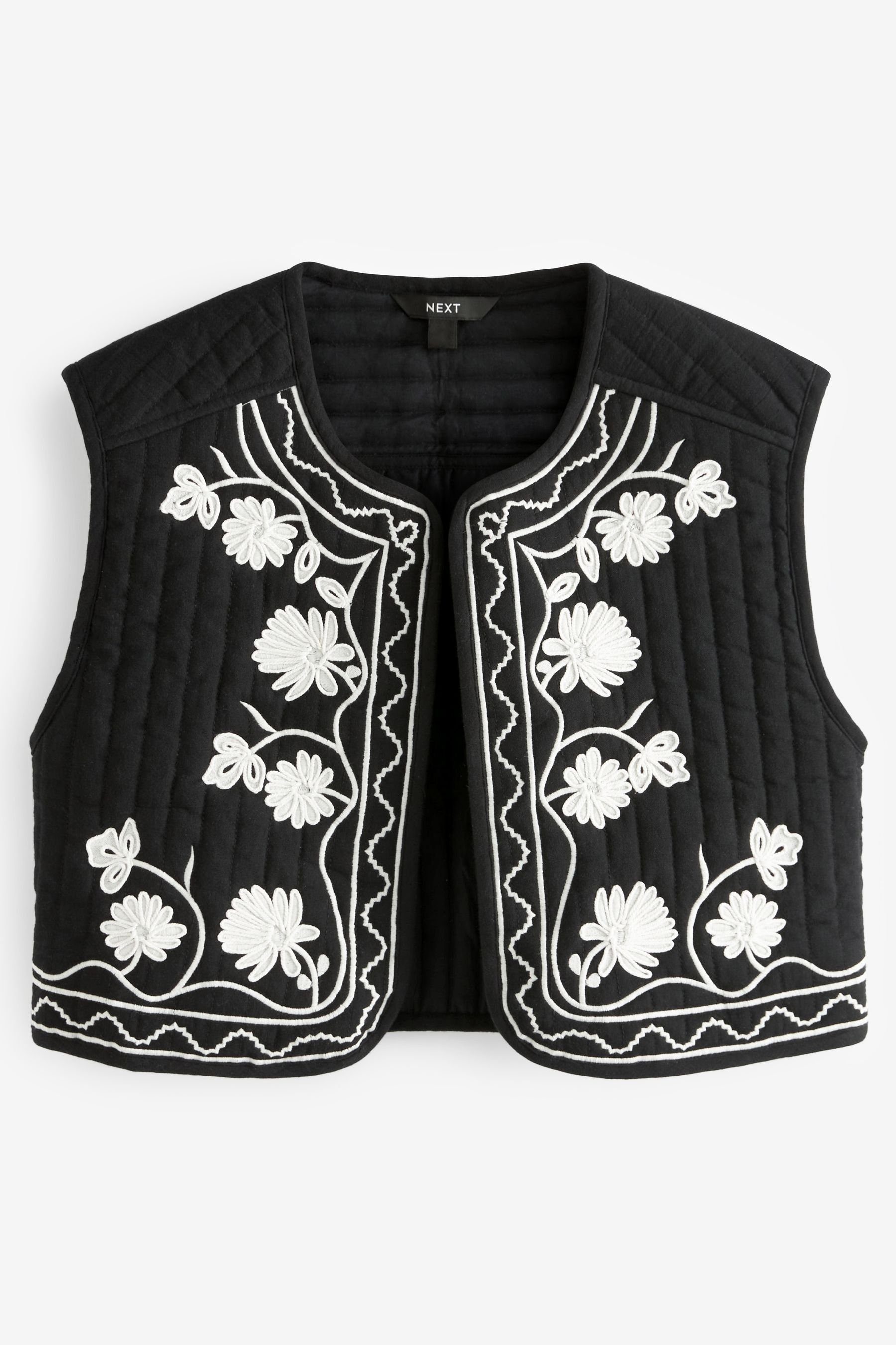 Shirtweste Weste mit Stickerei