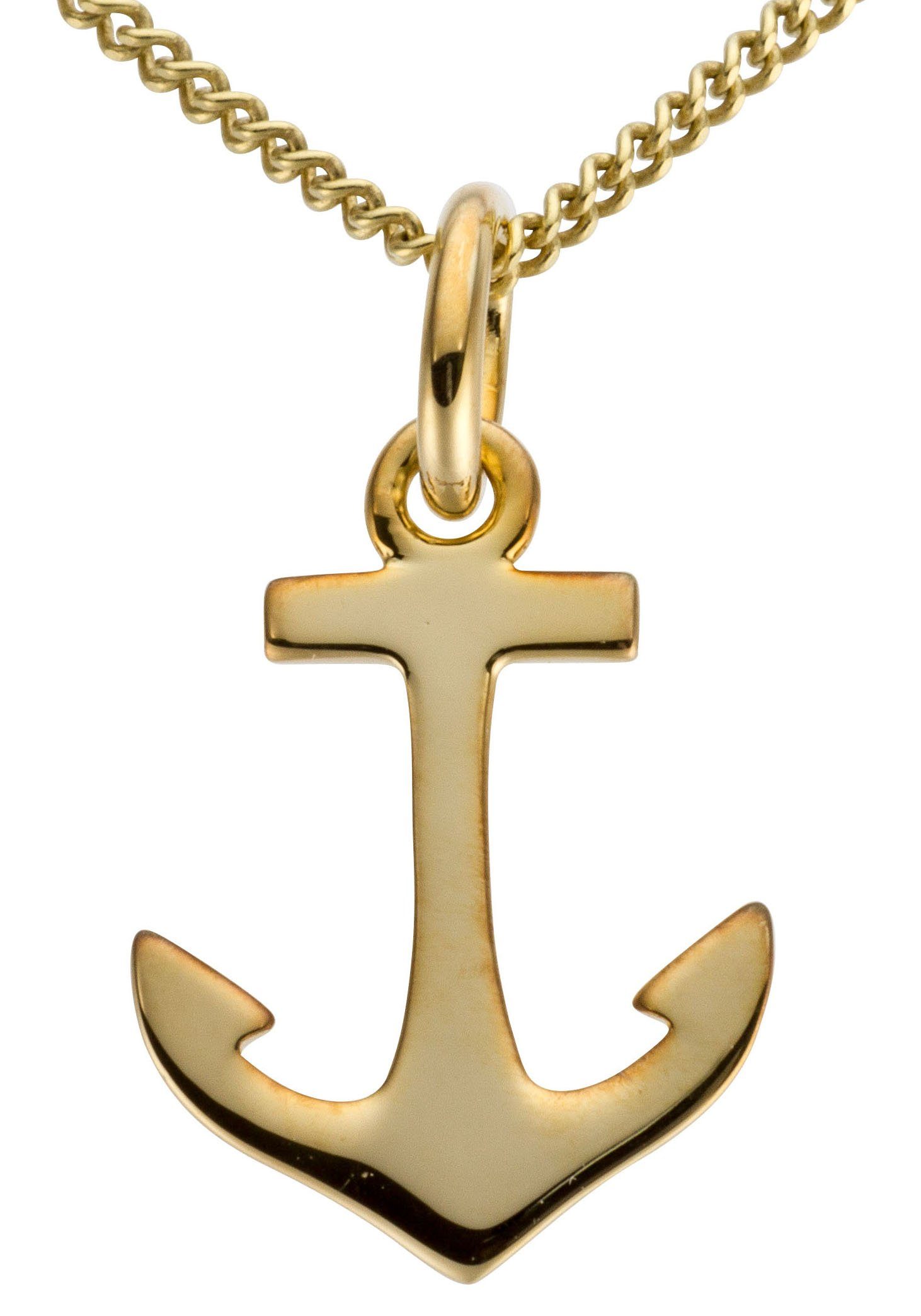 Firetti Kettenanhänger Schmuck Geschenk Gold 333 Halsschmuck Anhänger für Halskette Anker